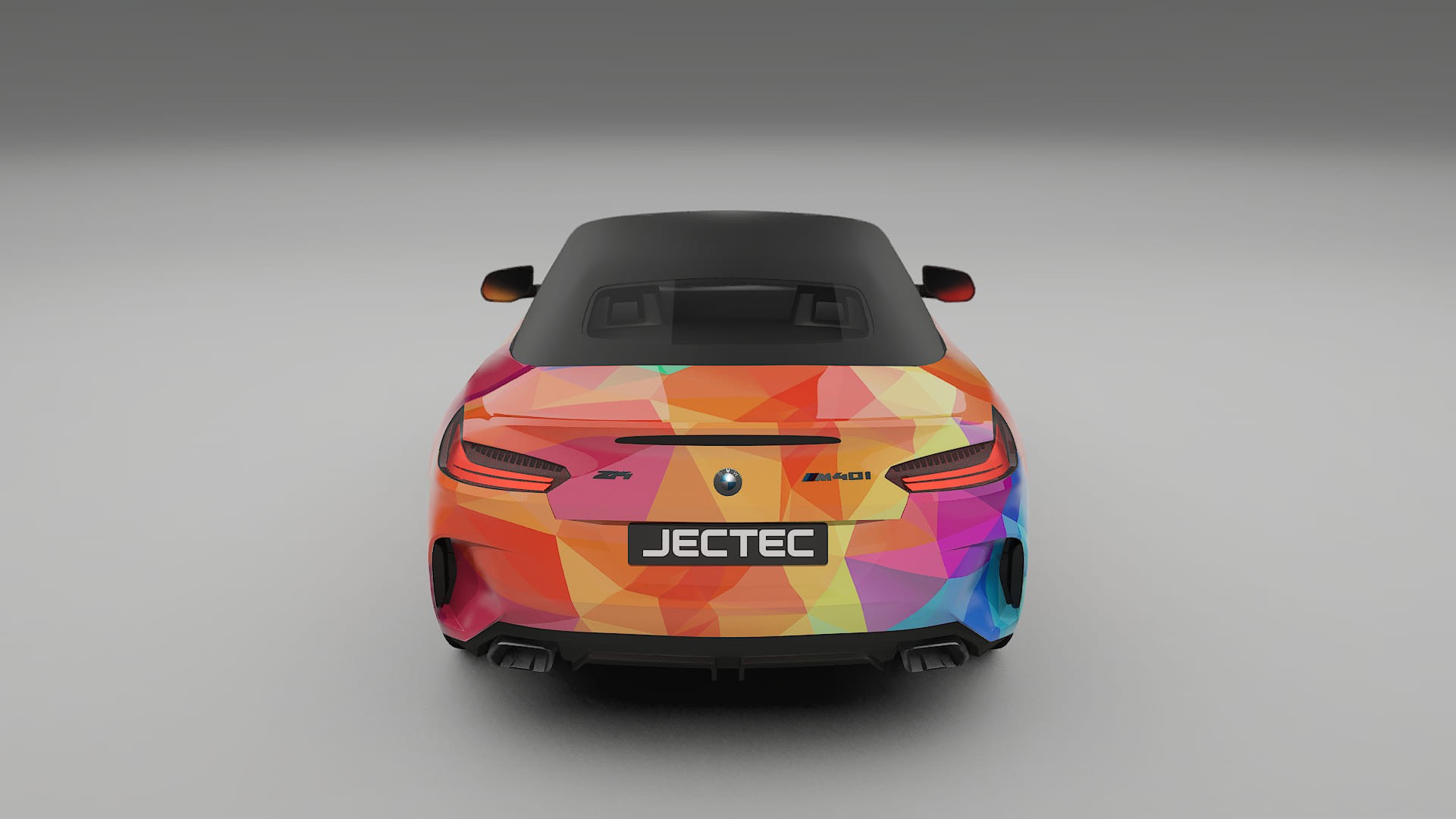 BMW Z4 G29 M40i First edition roadster VECTOR VIBE – Designad Wrap PPF-sats i utskrivbar polyuretanfilm