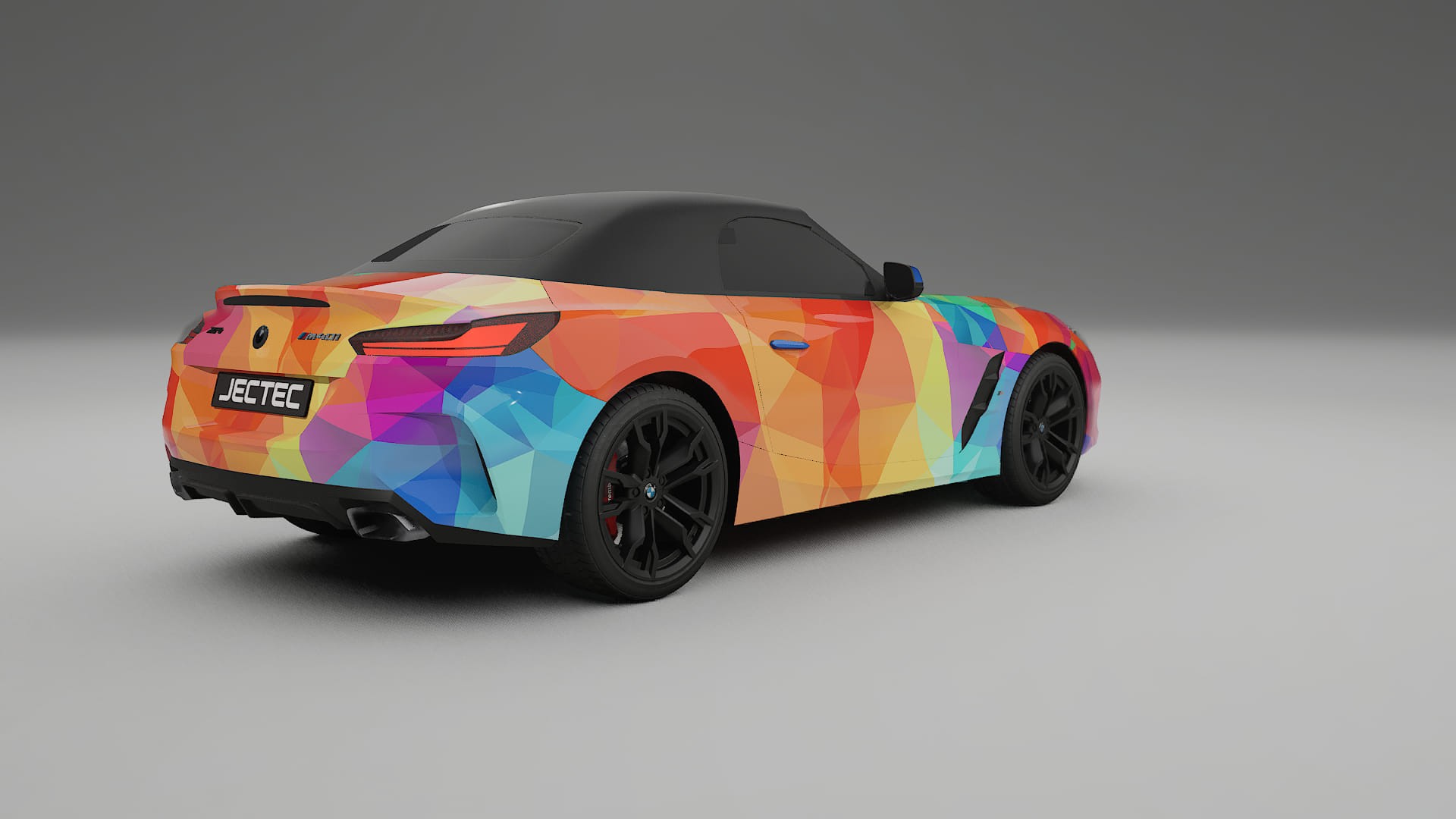 BMW Z4 G29 M40i First edition roadster VECTOR VIBE – Designad Wrap PPF-sats i utskrivbar polyuretanfilm