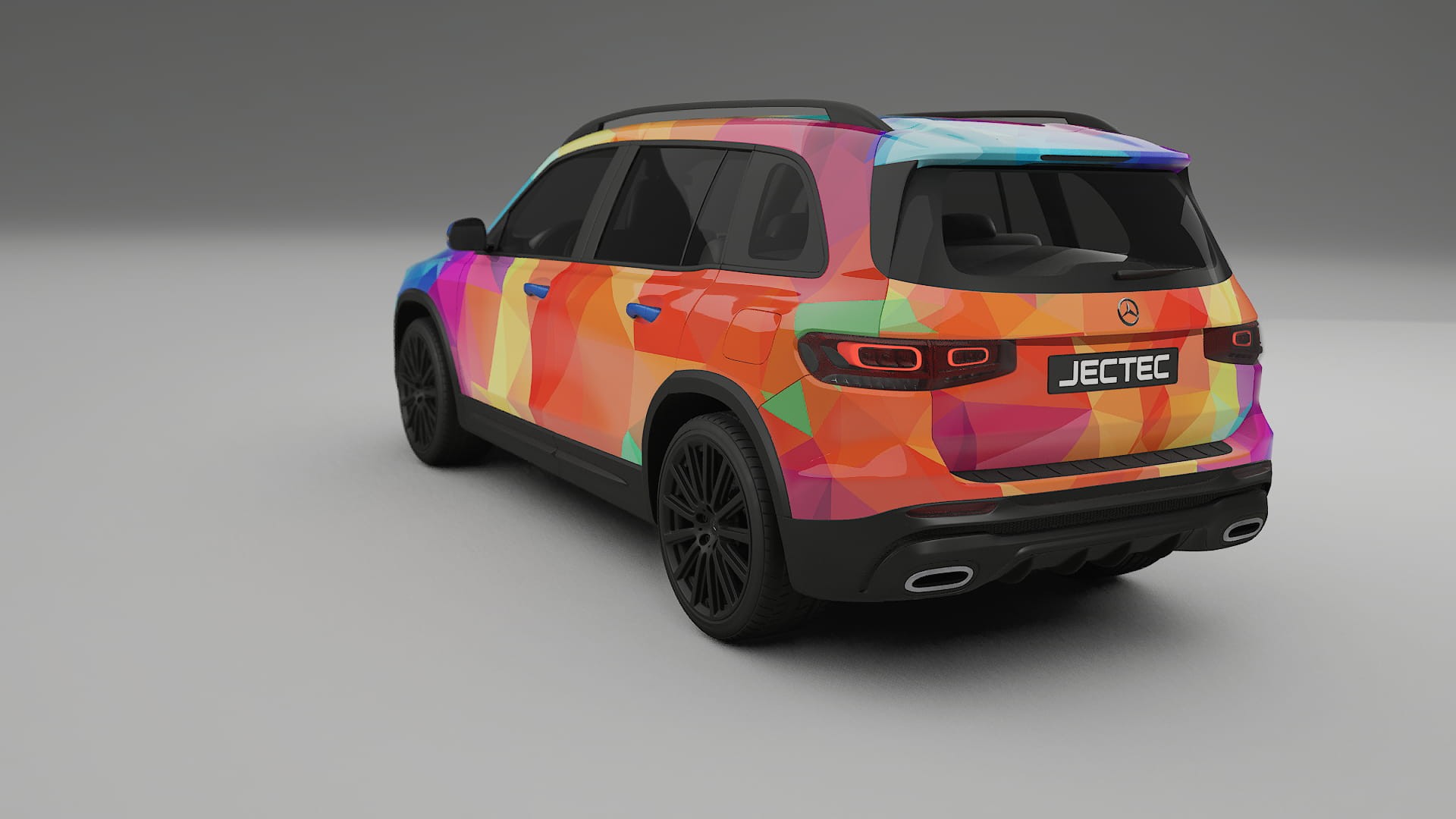 Mercedes AMG GLB VECTOR VIBE – Designad Wrap PPF-sats i utskrivbar polyuretanfilm