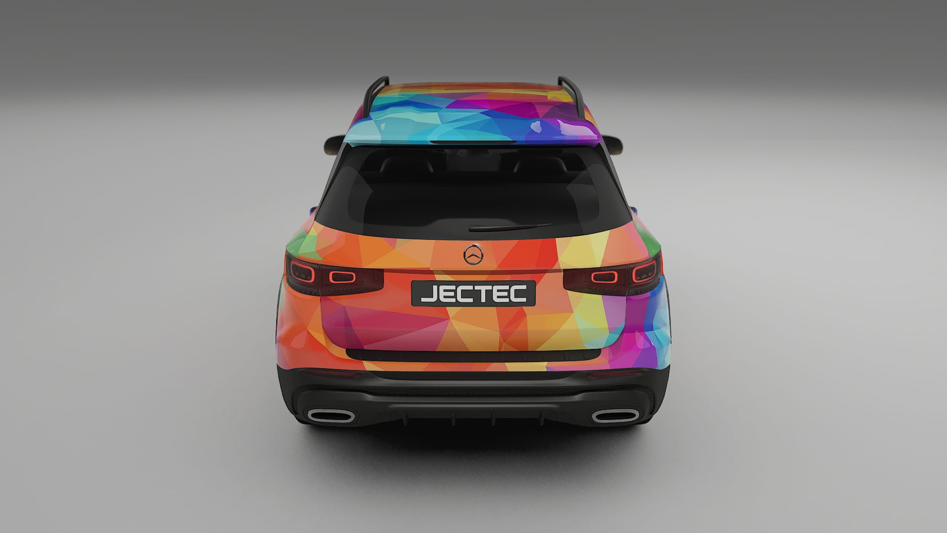 Mercedes AMG GLB VECTOR VIBE – Designad Wrap PPF-sats i utskrivbar polyuretanfilm