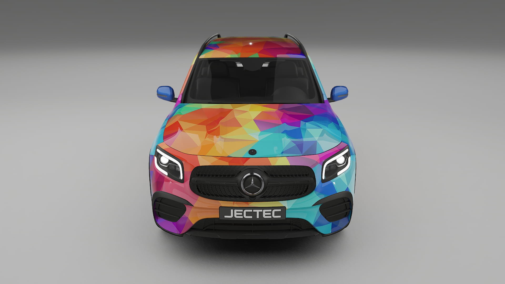 Mercedes AMG GLB VECTOR VIBE – Designad Wrap PPF-sats i utskrivbar polyuretanfilm