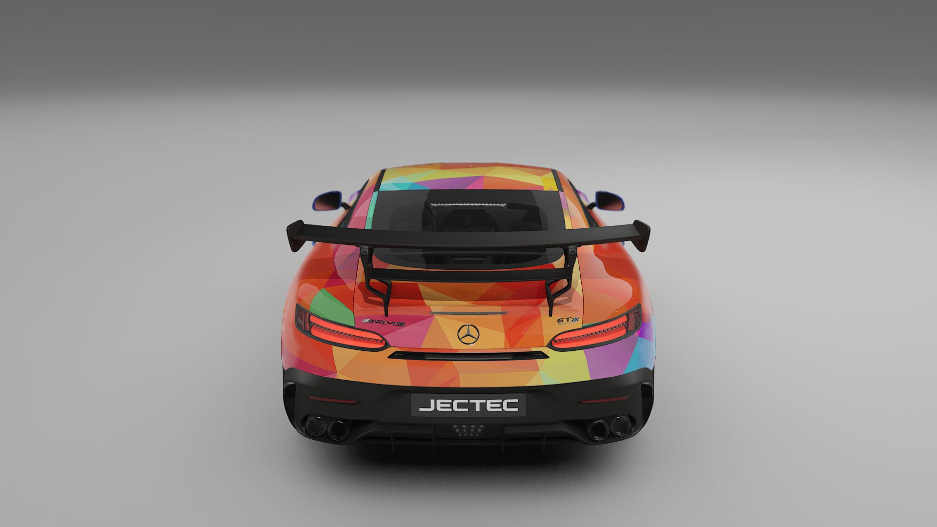Mercedes AMG GT Black Series C192 Coupe VECTOR VIBE – Designad Wrap PPF-sats i utskrivbar polyuretanfilm