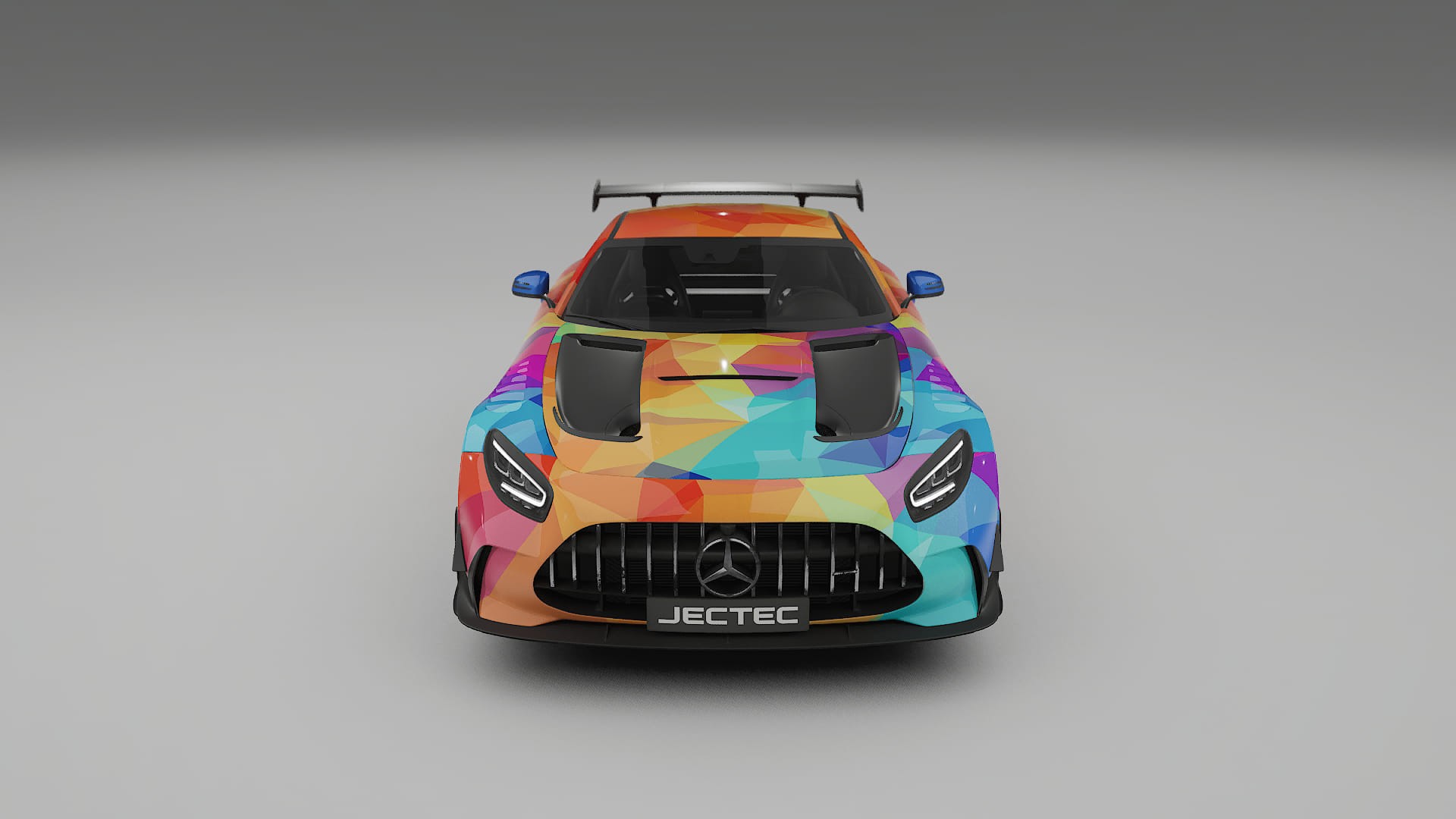 Mercedes AMG GT Black Series C192 Coupe VECTOR VIBE – Designad Wrap PPF-sats i utskrivbar polyuretanfilm
