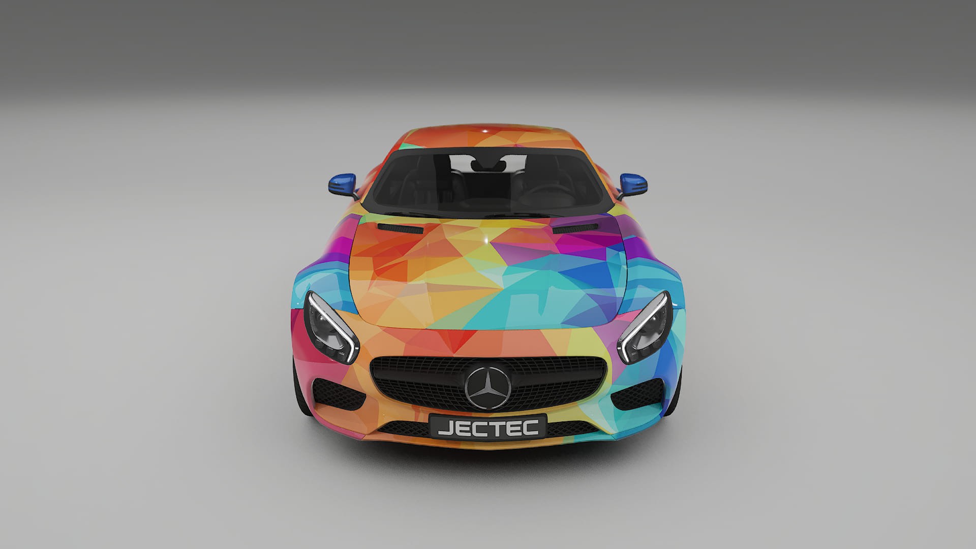 Mercedes AMG GT C190 Coupe VECTOR VIBE – Designad Wrap PPF-sats i utskrivbar polyuretanfilm