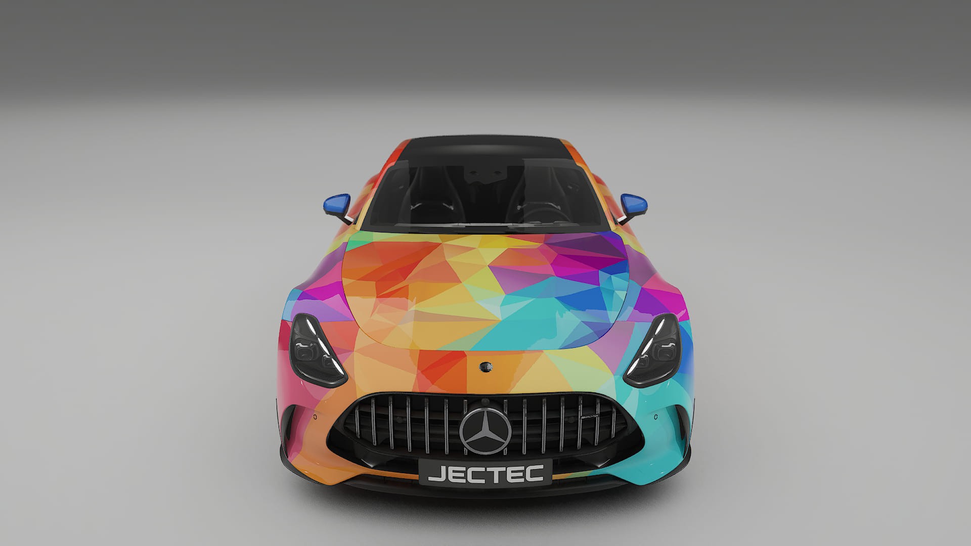 Mercedes AMG GT Coupe C192 VECTOR VIBE – Designad Wrap PPF-sats i utskrivbar polyuretanfilm