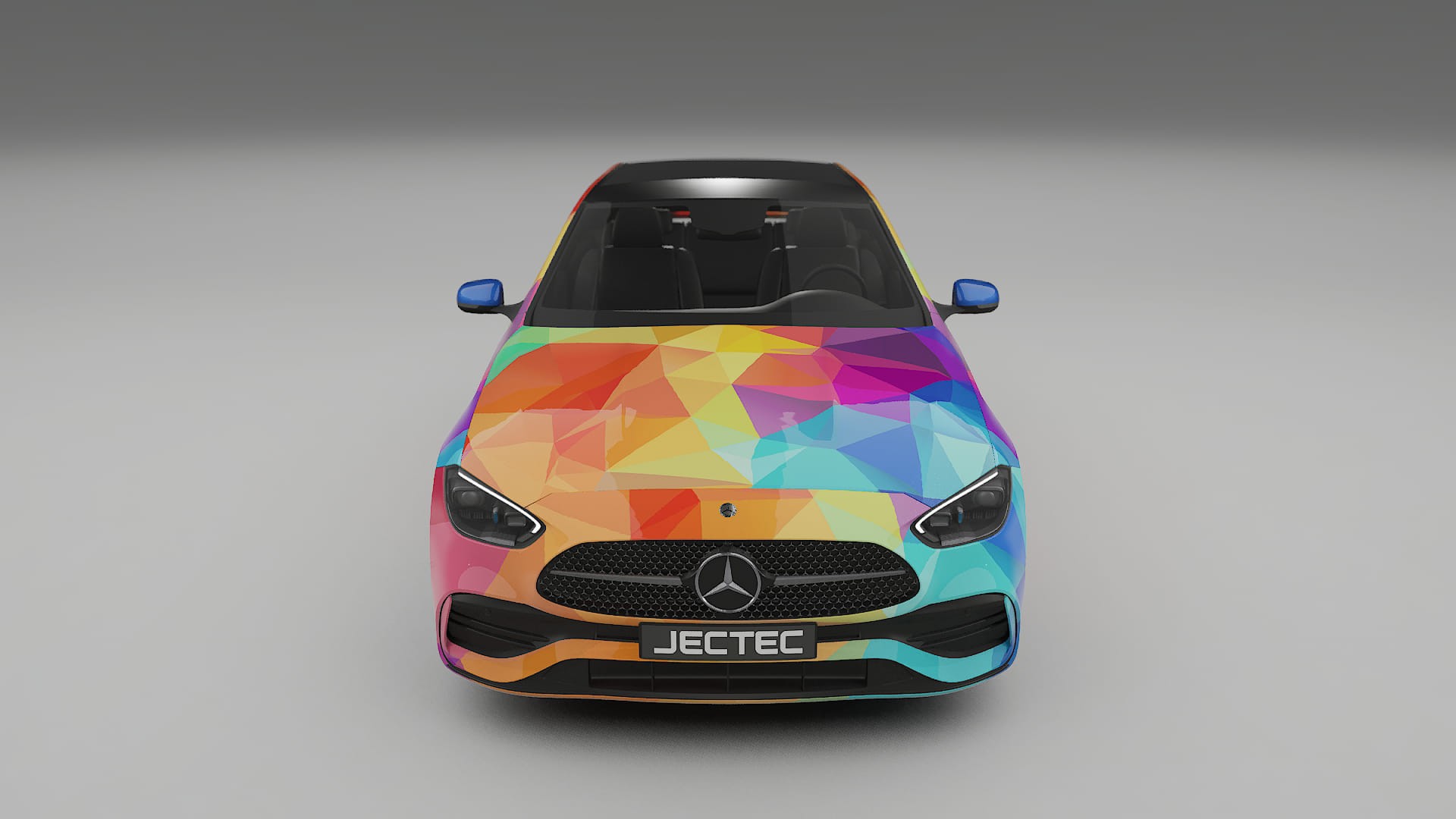 Mercedes C-class W206 VECTOR VIBE – Designad Wrap PPF-sats i utskrivbar polyuretanfilm