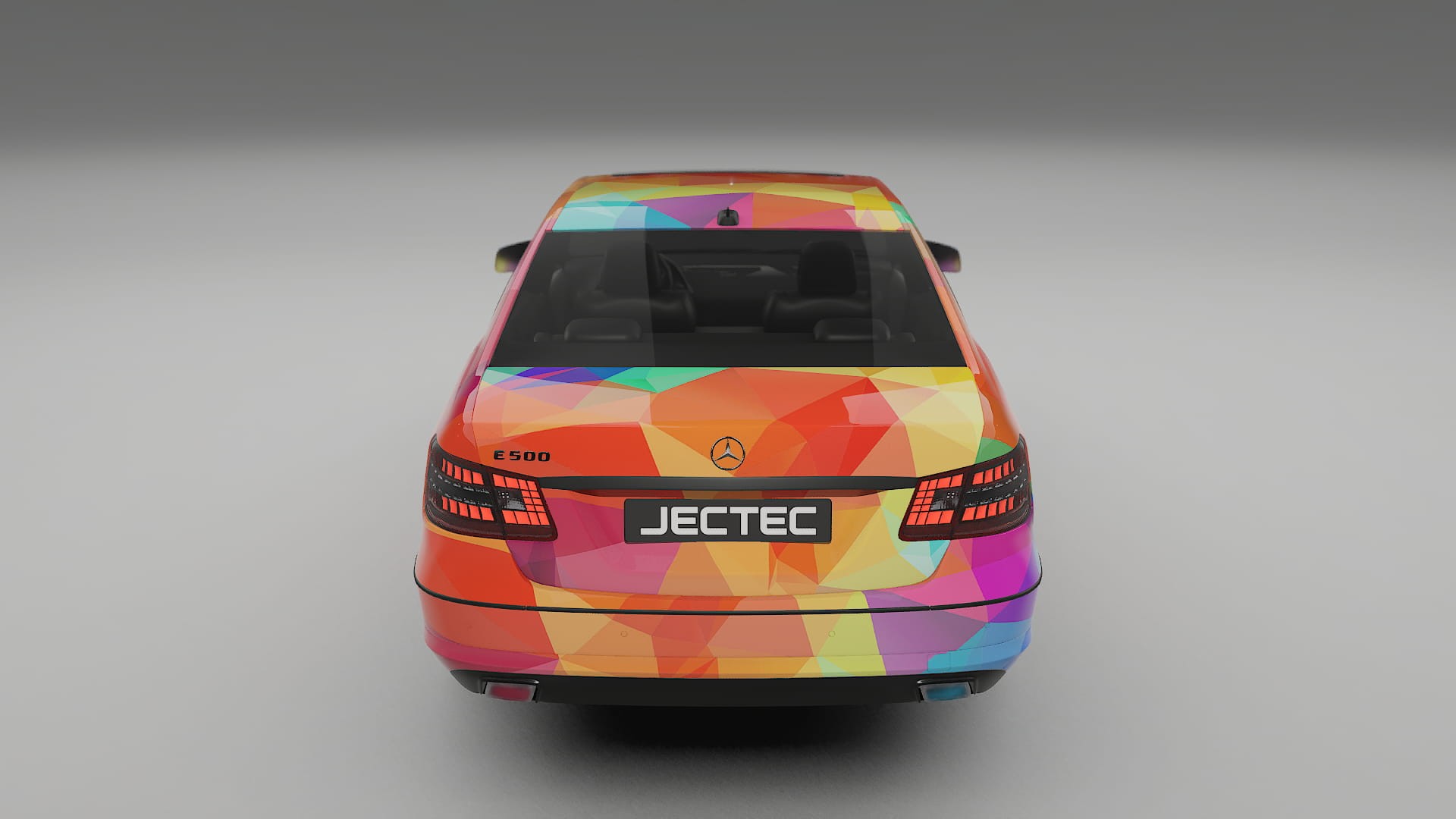 Mercedes E-class Sedan W212 Prefacelift pre-LCI VECTOR VIBE – Designad Wrap PPF-sats i utskrivbar polyuretanfilm