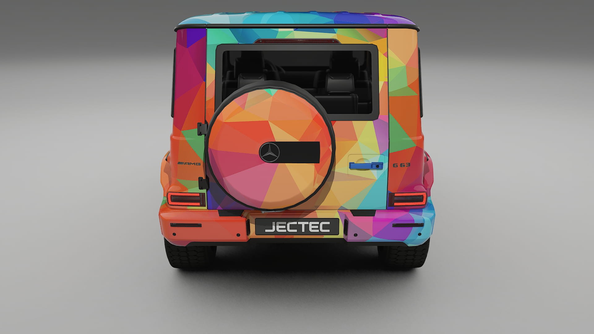 Mercedes G63 AMG W463A VECTOR VIBE – Designad Wrap PPF-sats i utskrivbar polyuretanfilm