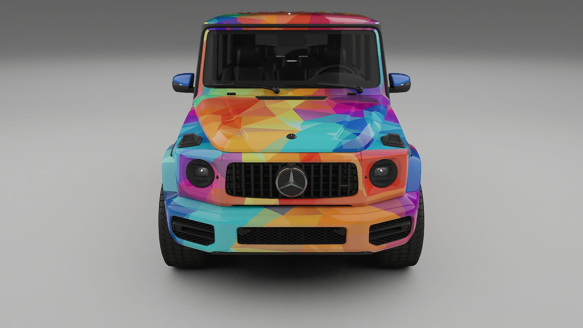 Mercedes G63 AMG W463A VECTOR VIBE – Designad Wrap PPF-sats i utskrivbar polyuretanfilm