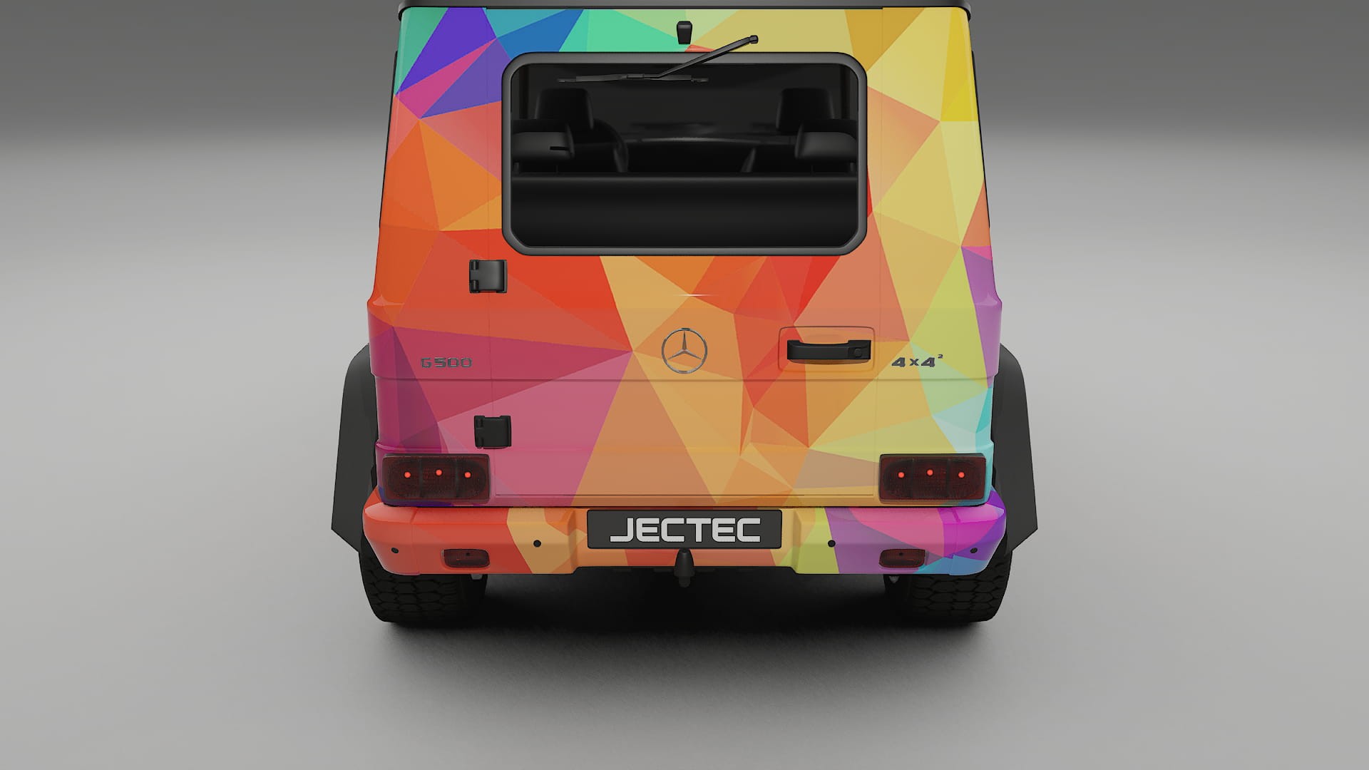 Mercedes G-class 4x4 W463 VECTOR VIBE – Designad Wrap PPF-sats i utskrivbar polyuretanfilm