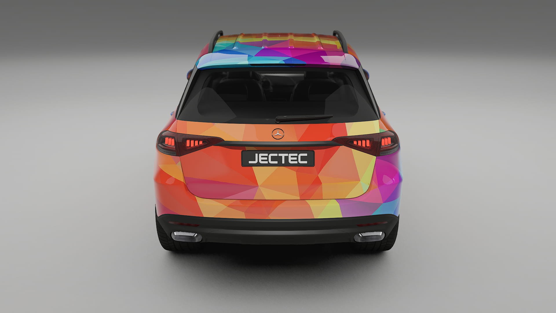 Mercedes GLE W167 VECTOR VIBE – Designad Wrap PPF-sats i utskrivbar polyuretanfilm