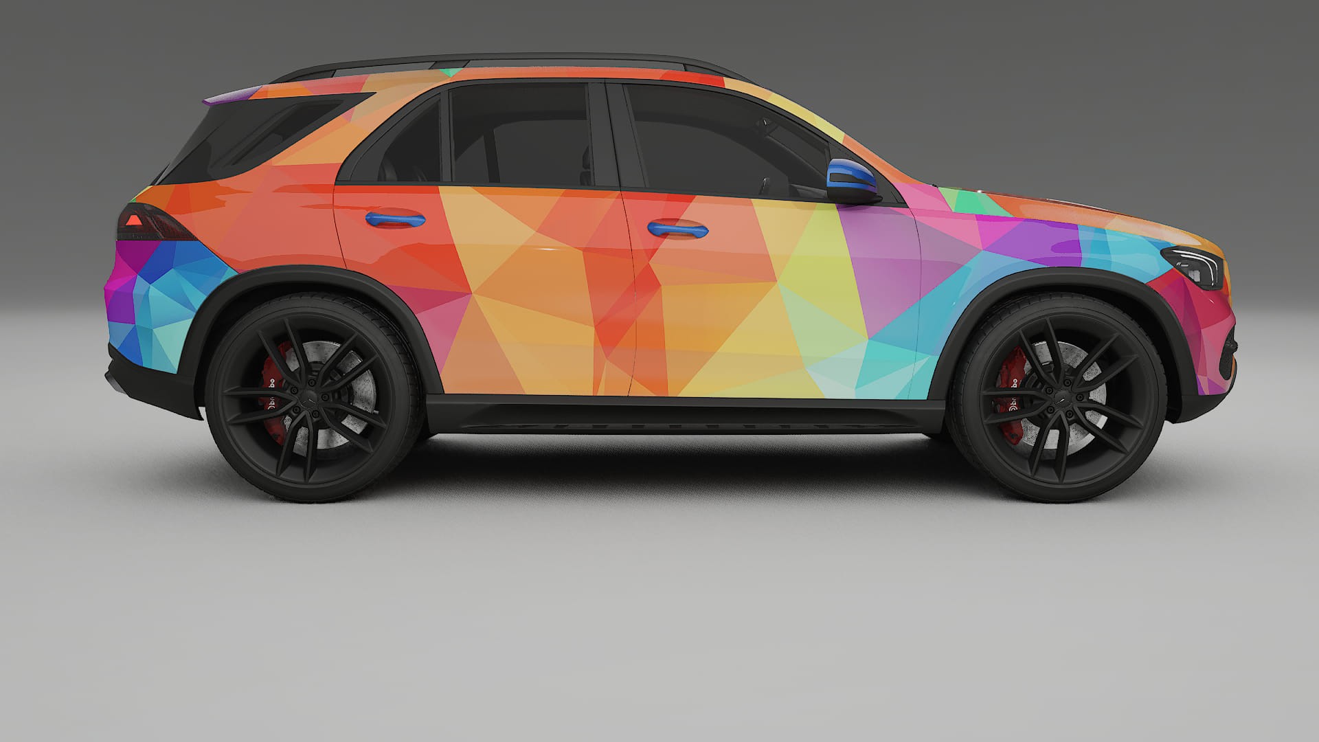 Mercedes GLE W167 VECTOR VIBE – Designad Wrap PPF-sats i utskrivbar polyuretanfilm
