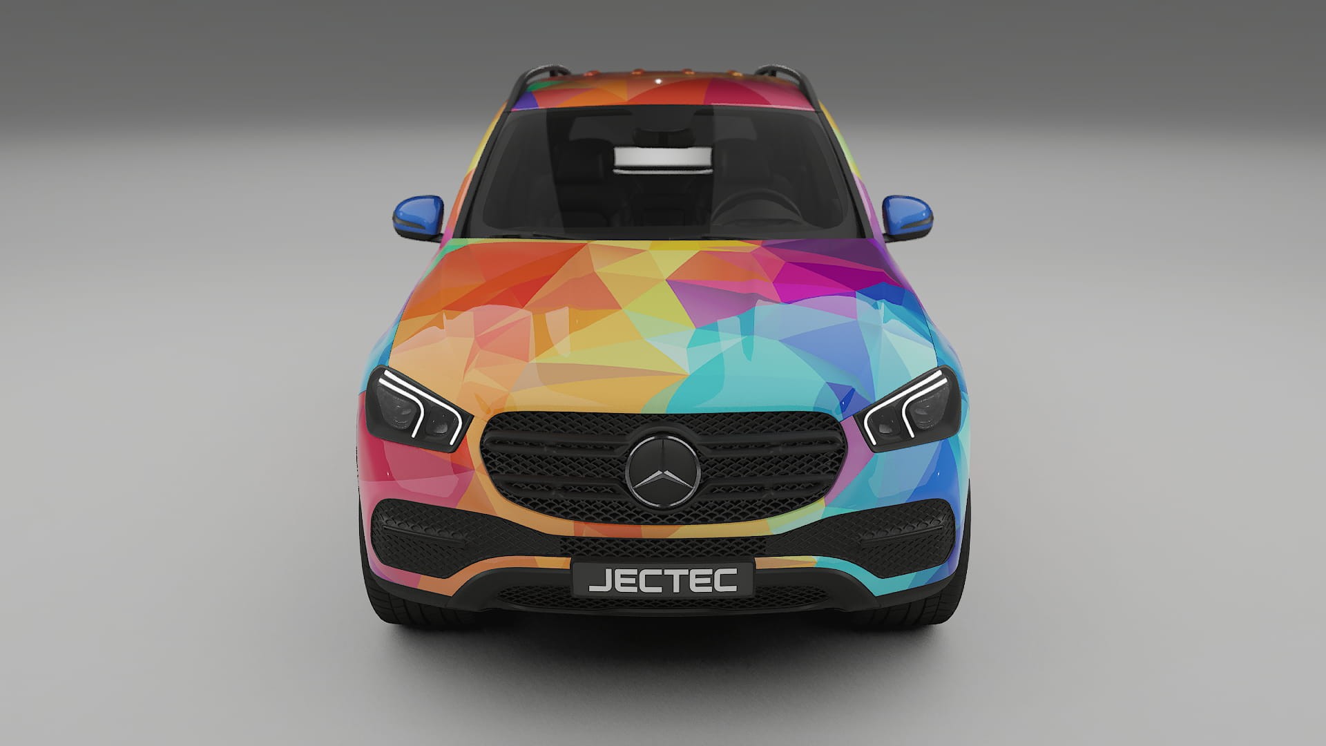 Mercedes GLE W167 VECTOR VIBE – Designad Wrap PPF-sats i utskrivbar polyuretanfilm