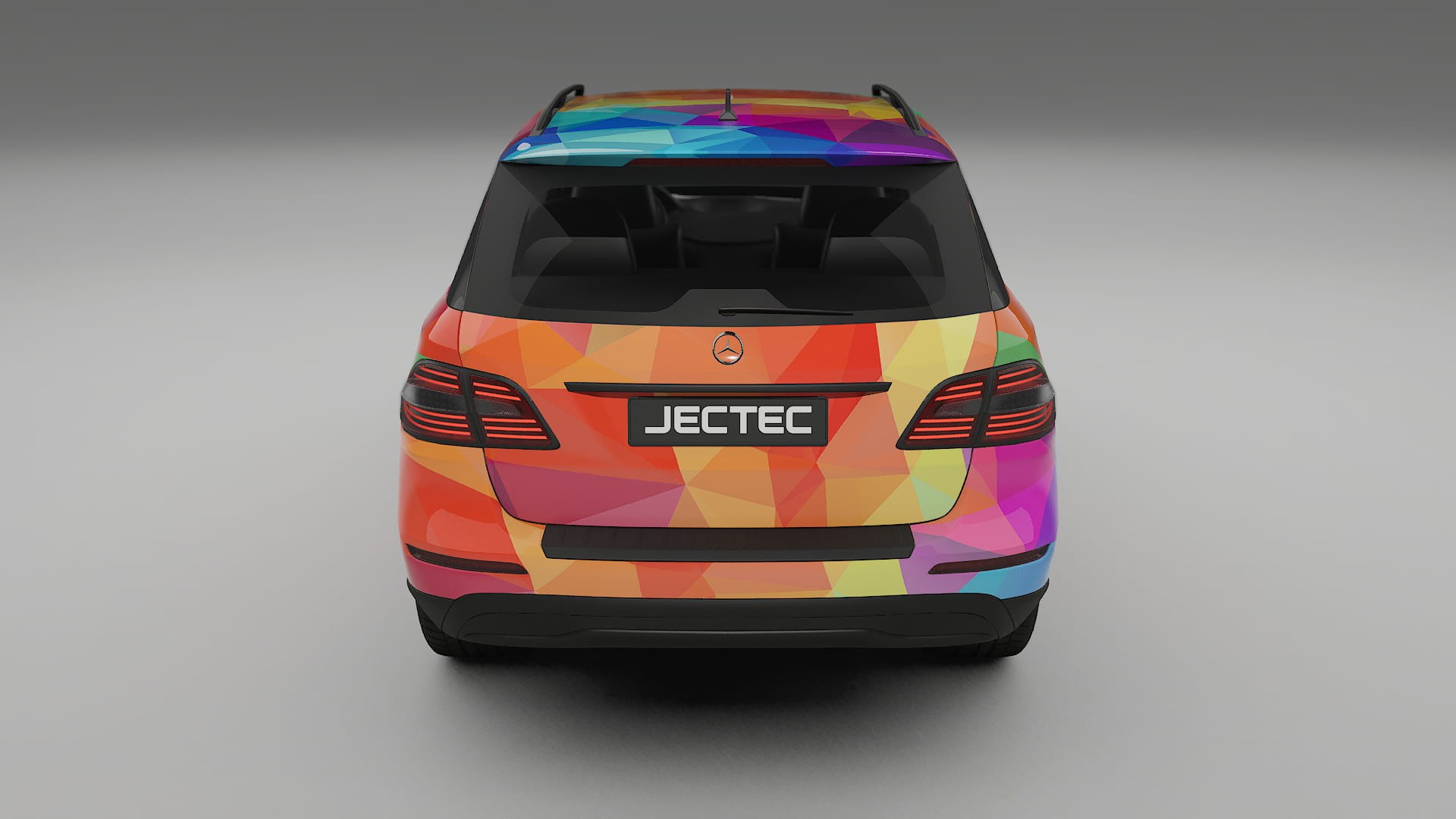 Mercedes M-class W166 VECTOR VIBE – Designad Wrap PPF-sats i utskrivbar polyuretanfilm