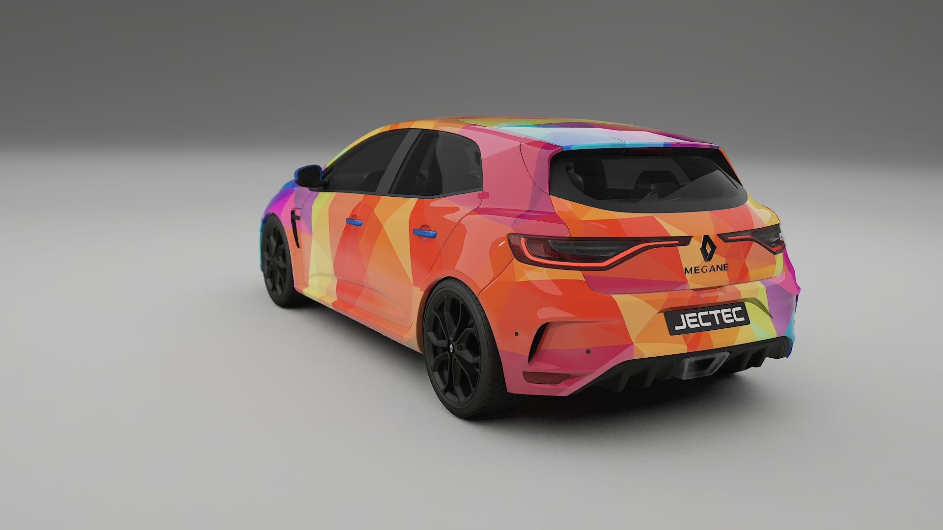 Renault Megane RS IV VECTOR VIBE – Designad Wrap PPF-sats i utskrivbar polyuretanfilm
