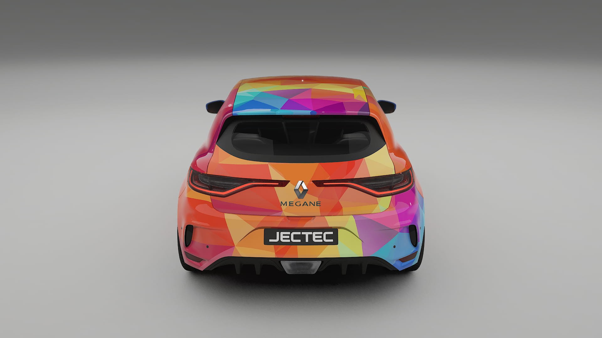 Renault Megane RS IV VECTOR VIBE – Designad Wrap PPF-sats i utskrivbar polyuretanfilm