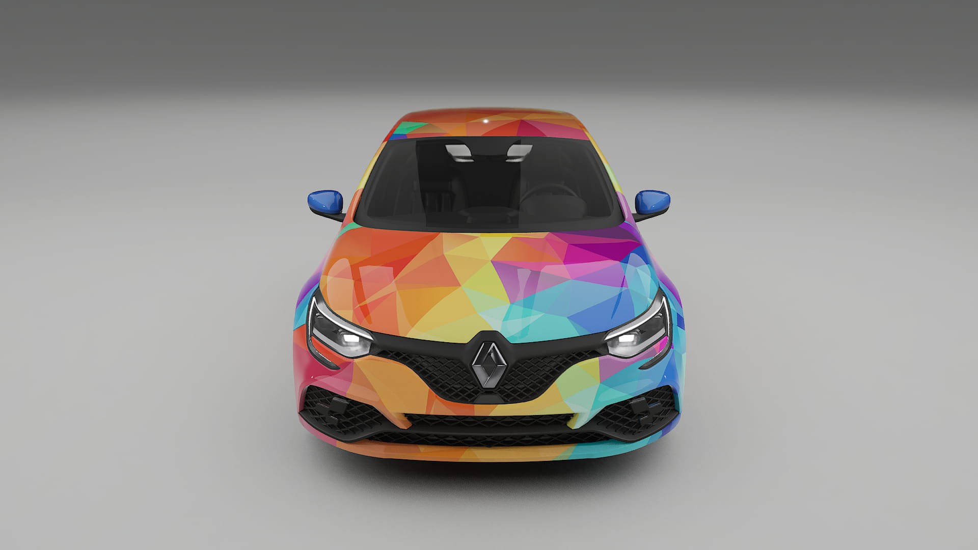 Renault Megane RS IV VECTOR VIBE – Designad Wrap PPF-sats i utskrivbar polyuretanfilm