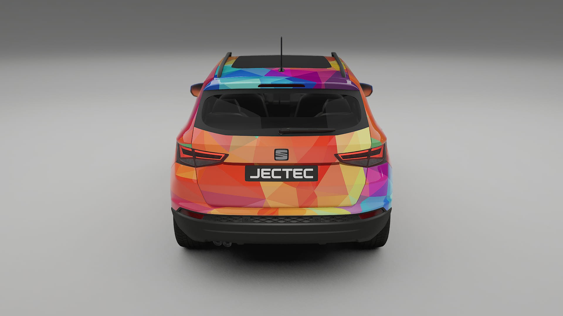 Seat Ateca KH7 VECTOR VIBE – Designad Wrap PPF-sats i utskrivbar polyuretanfilm