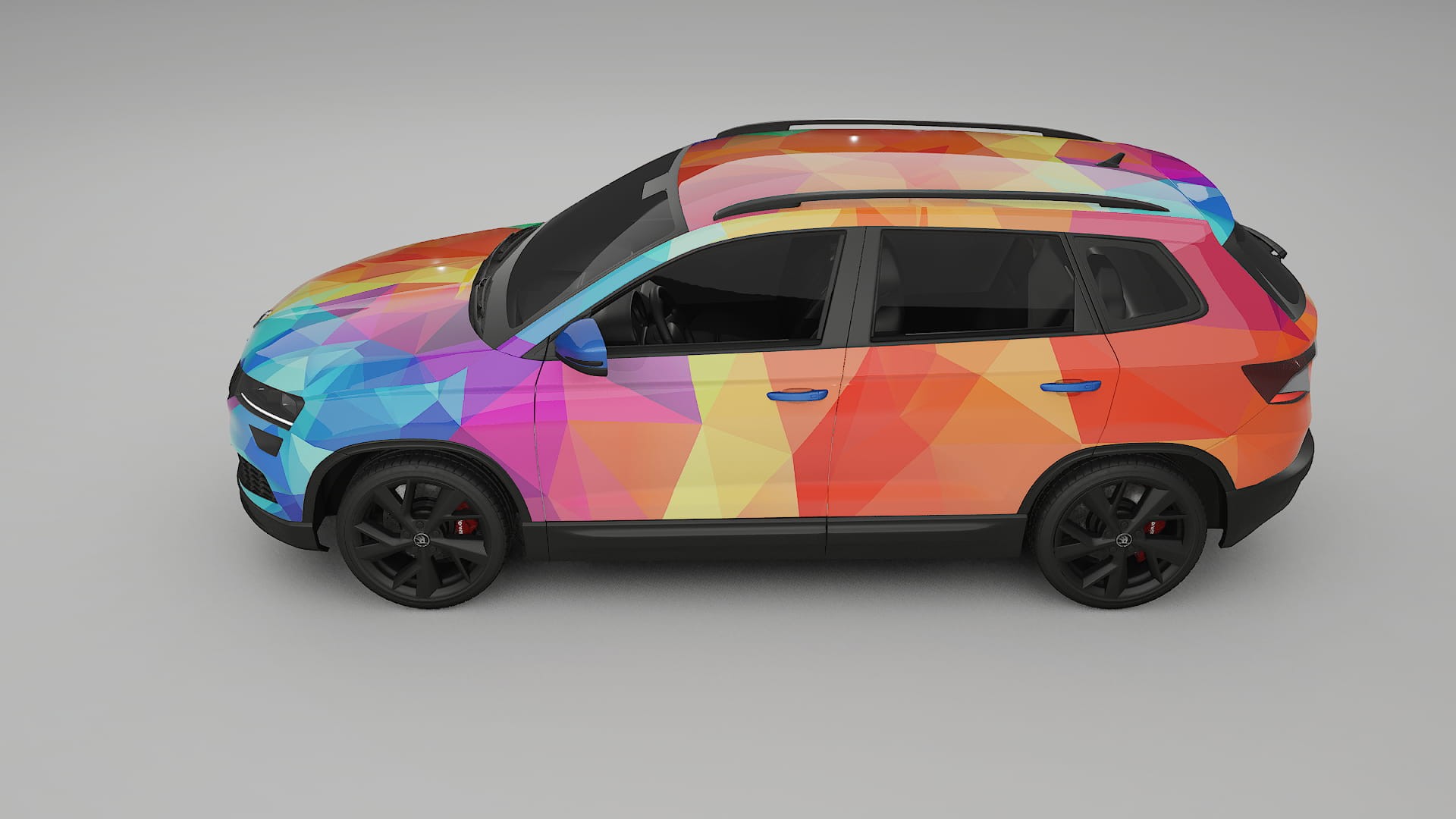 Škoda Karoq NU7 VECTOR VIBE – Designad Wrap PPF-sats i utskrivbar polyuretanfilm