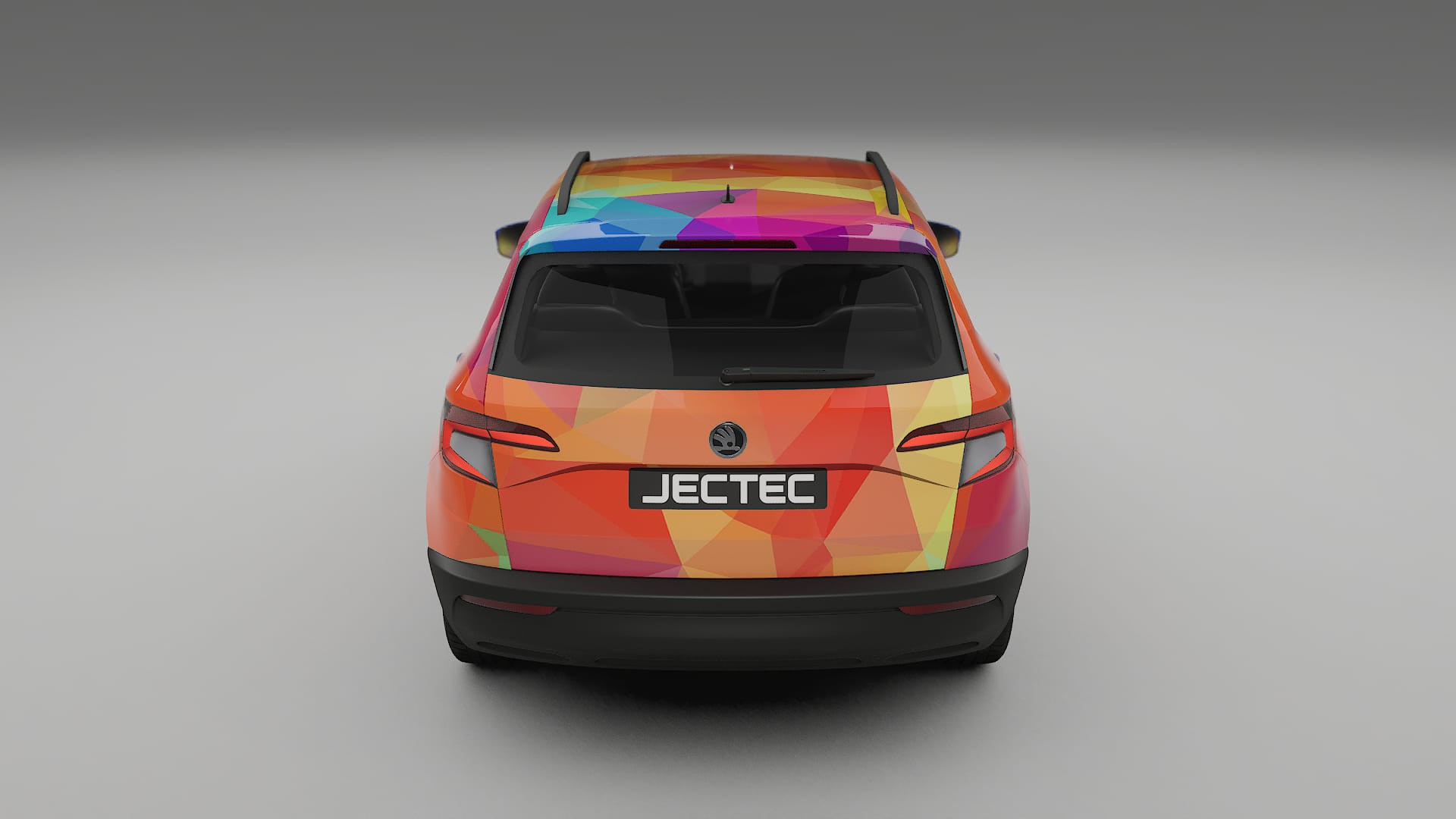Škoda Karoq NU7 VECTOR VIBE – Designad Wrap PPF-sats i utskrivbar polyuretanfilm