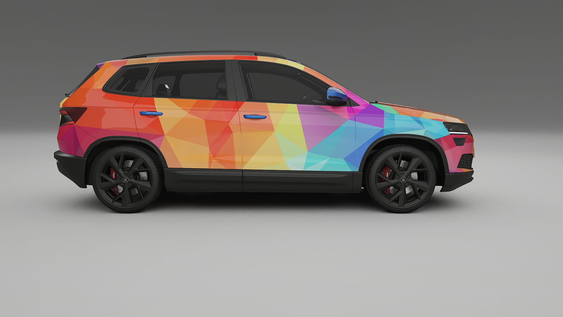Škoda Karoq NU7 VECTOR VIBE – Designad Wrap PPF-sats i utskrivbar polyuretanfilm