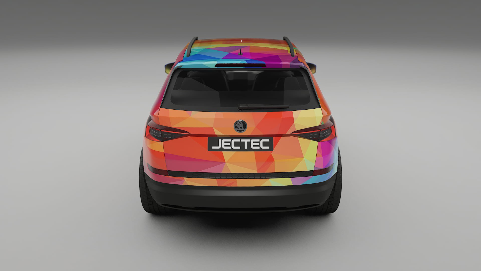 Škoda Kodiaq NS7 VECTOR VIBE – Designad Wrap PPF-sats i utskrivbar polyuretanfilm