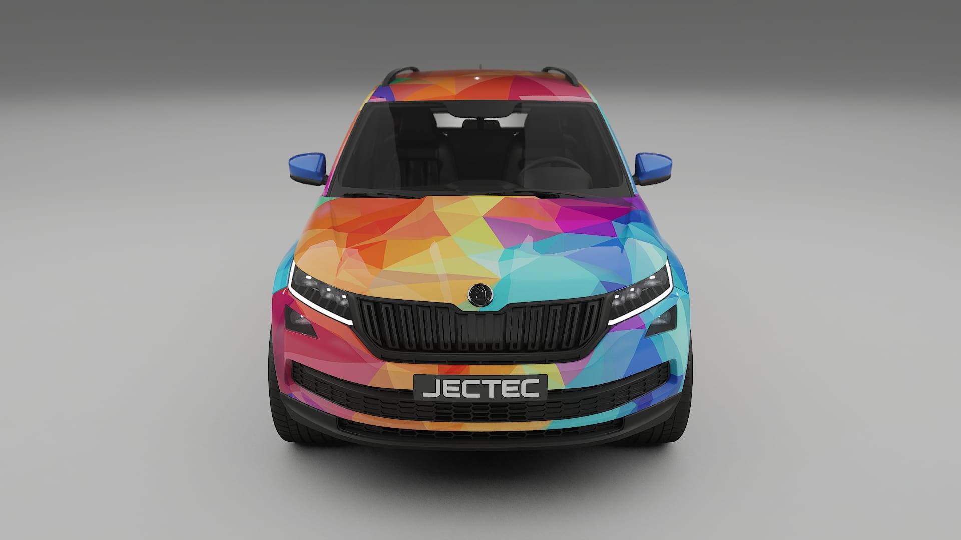 Škoda Kodiaq NS7 VECTOR VIBE – Designad Wrap PPF-sats i utskrivbar polyuretanfilm