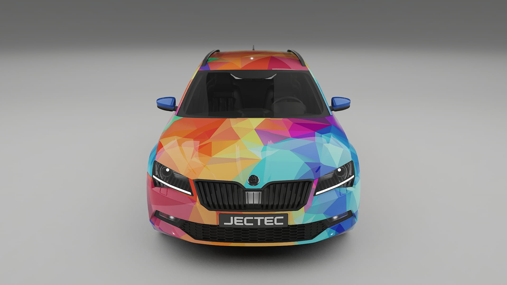 Škoda Superb B8 VECTOR VIBE – Designad Wrap PPF-sats i utskrivbar polyuretanfilm