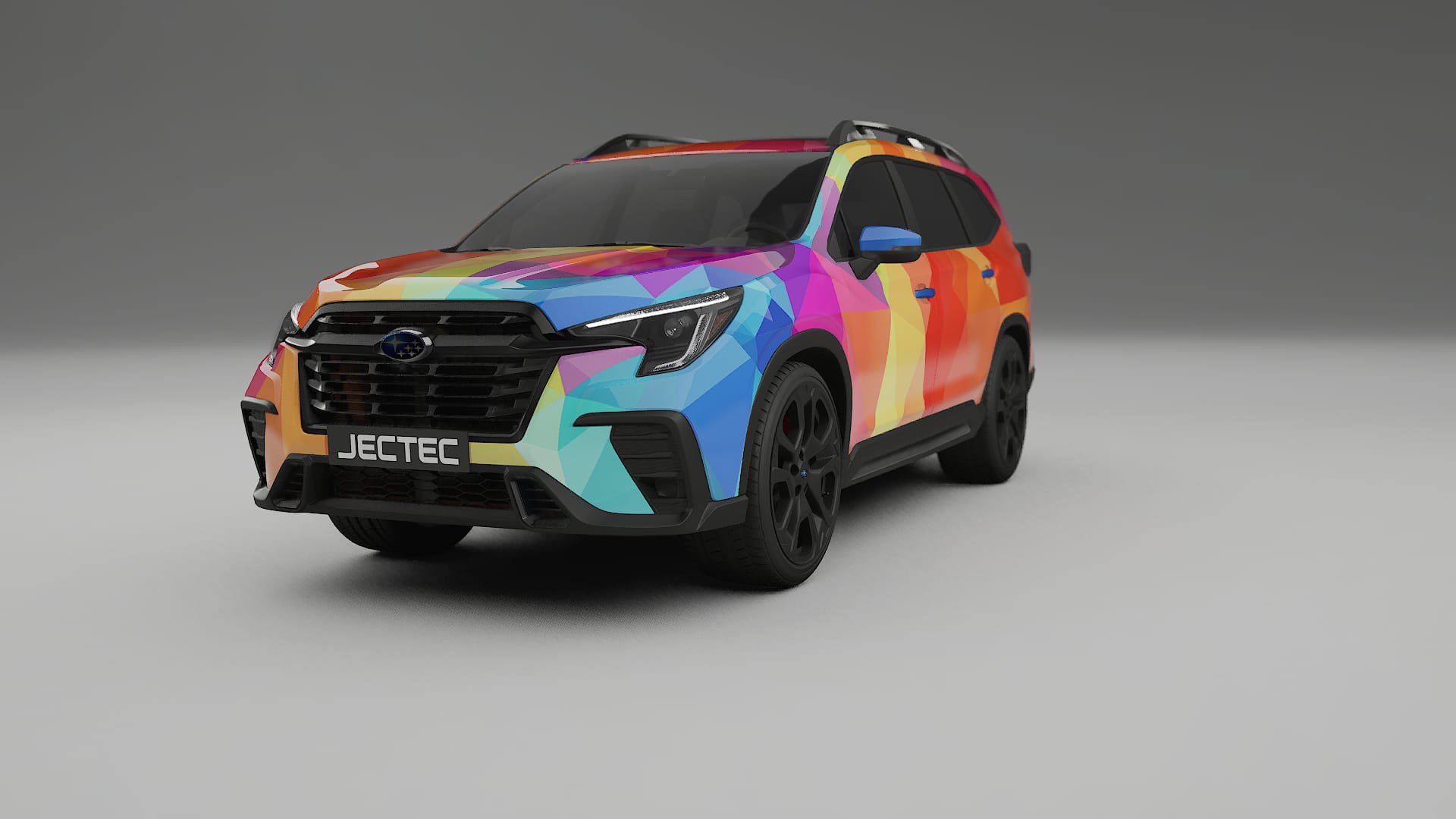 Subaru Ascent BT facelift LCI VECTOR VIBE – Designad Wrap PPF-sats i utskrivbar polyuretanfilm