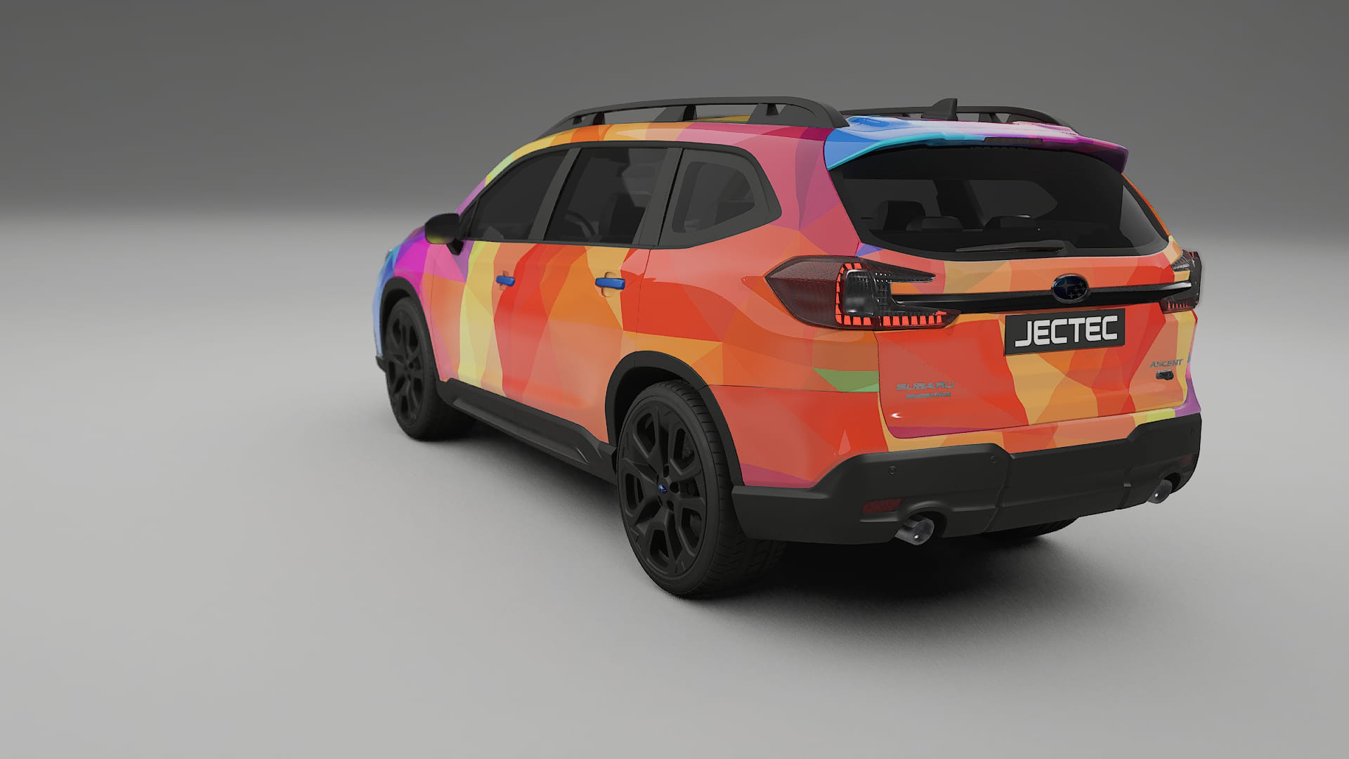 Subaru Ascent BT facelift LCI VECTOR VIBE – Designad Wrap PPF-sats i utskrivbar polyuretanfilm
