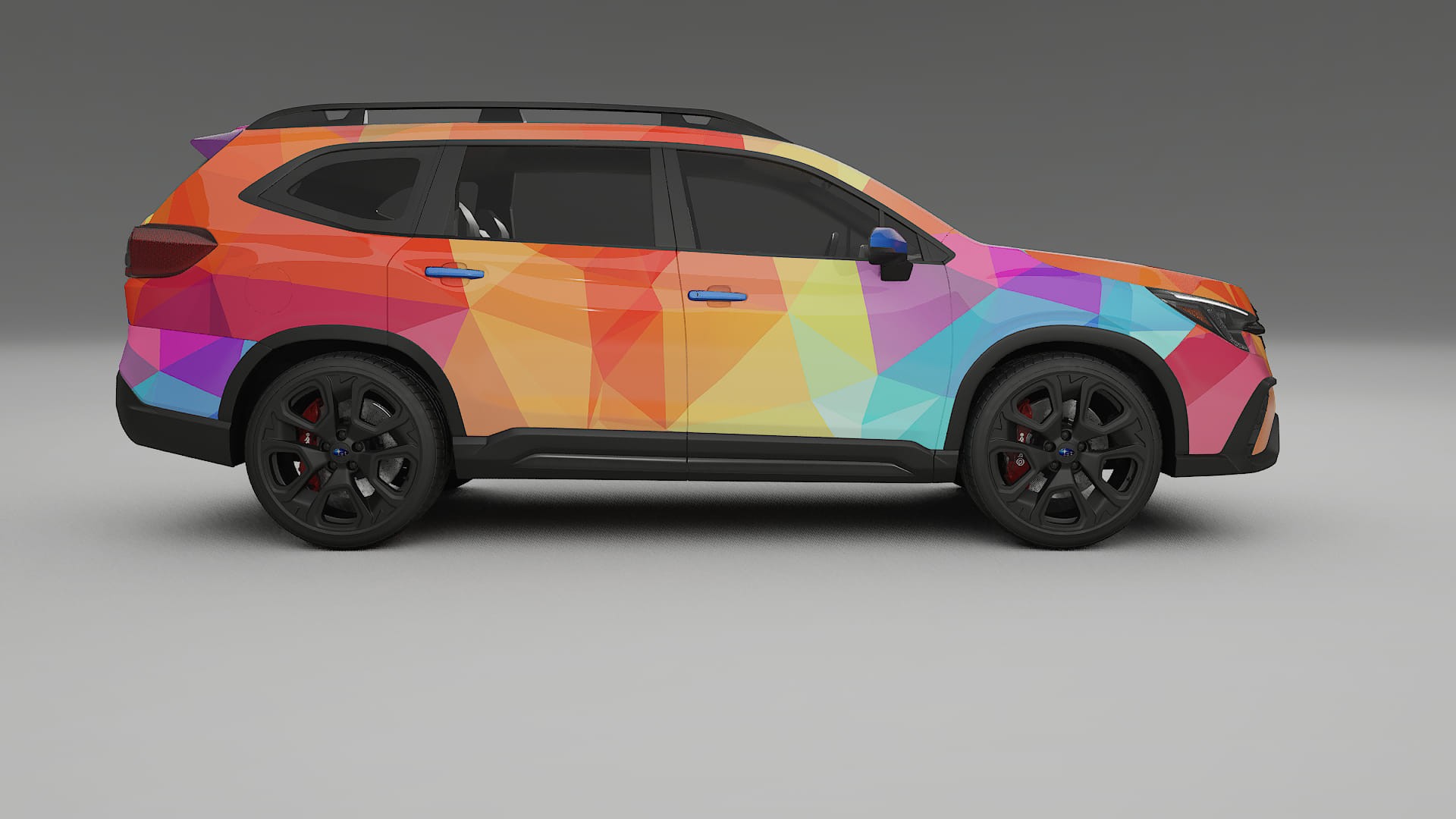 Subaru Ascent BT facelift LCI VECTOR VIBE – Designad Wrap PPF-sats i utskrivbar polyuretanfilm
