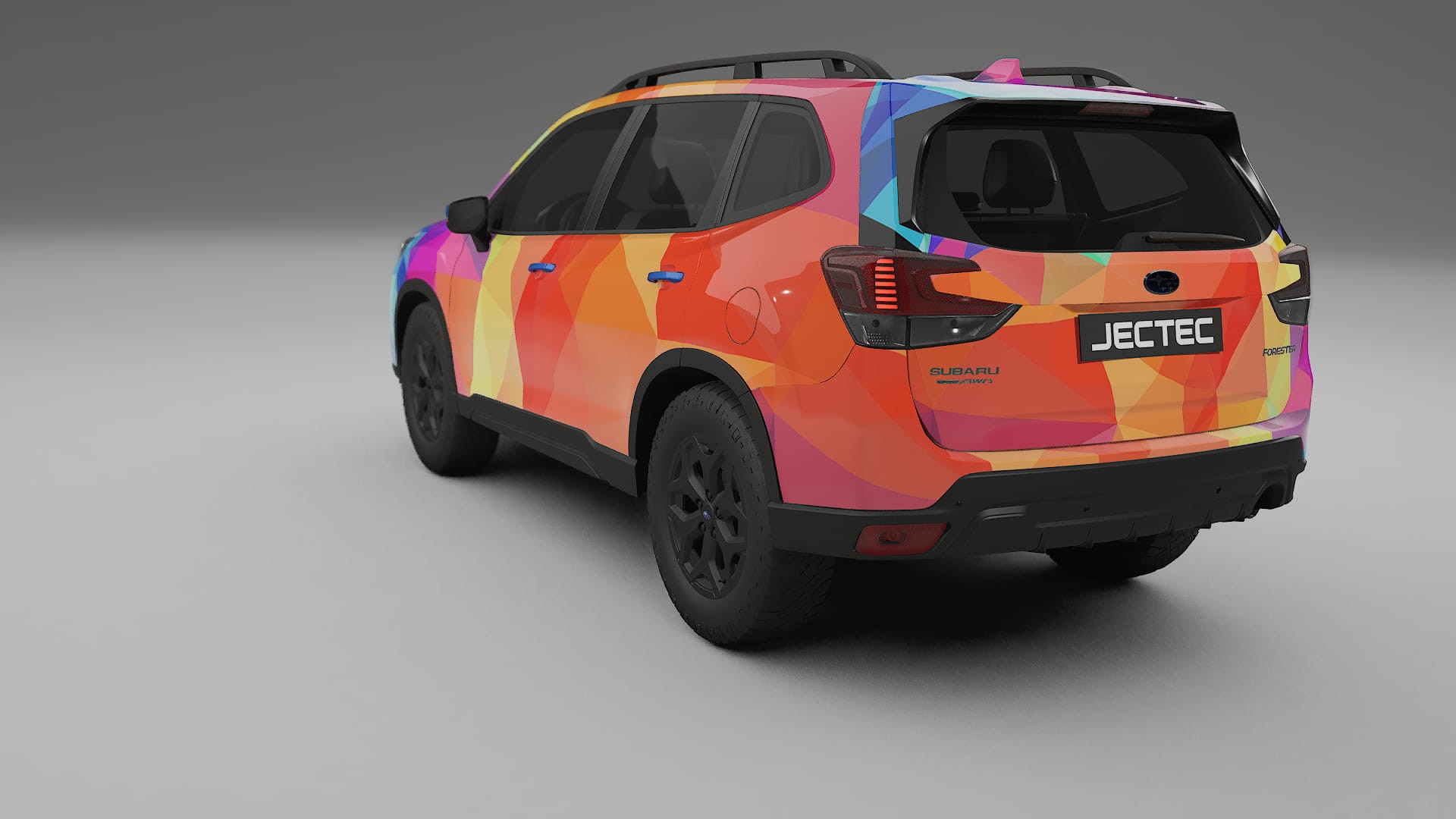 Subaru Forester V SK facelift LCI VECTOR VIBE – Designad Wrap PPF-sats i utskrivbar polyuretanfilm