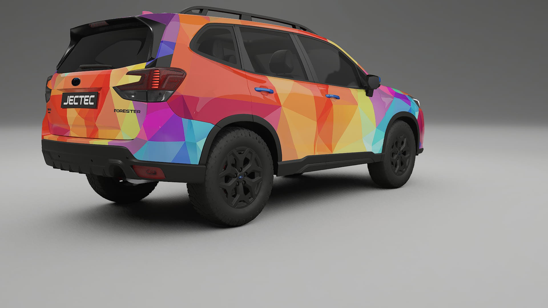 Subaru Forester V SK facelift LCI VECTOR VIBE – Designad Wrap PPF-sats i utskrivbar polyuretanfilm
