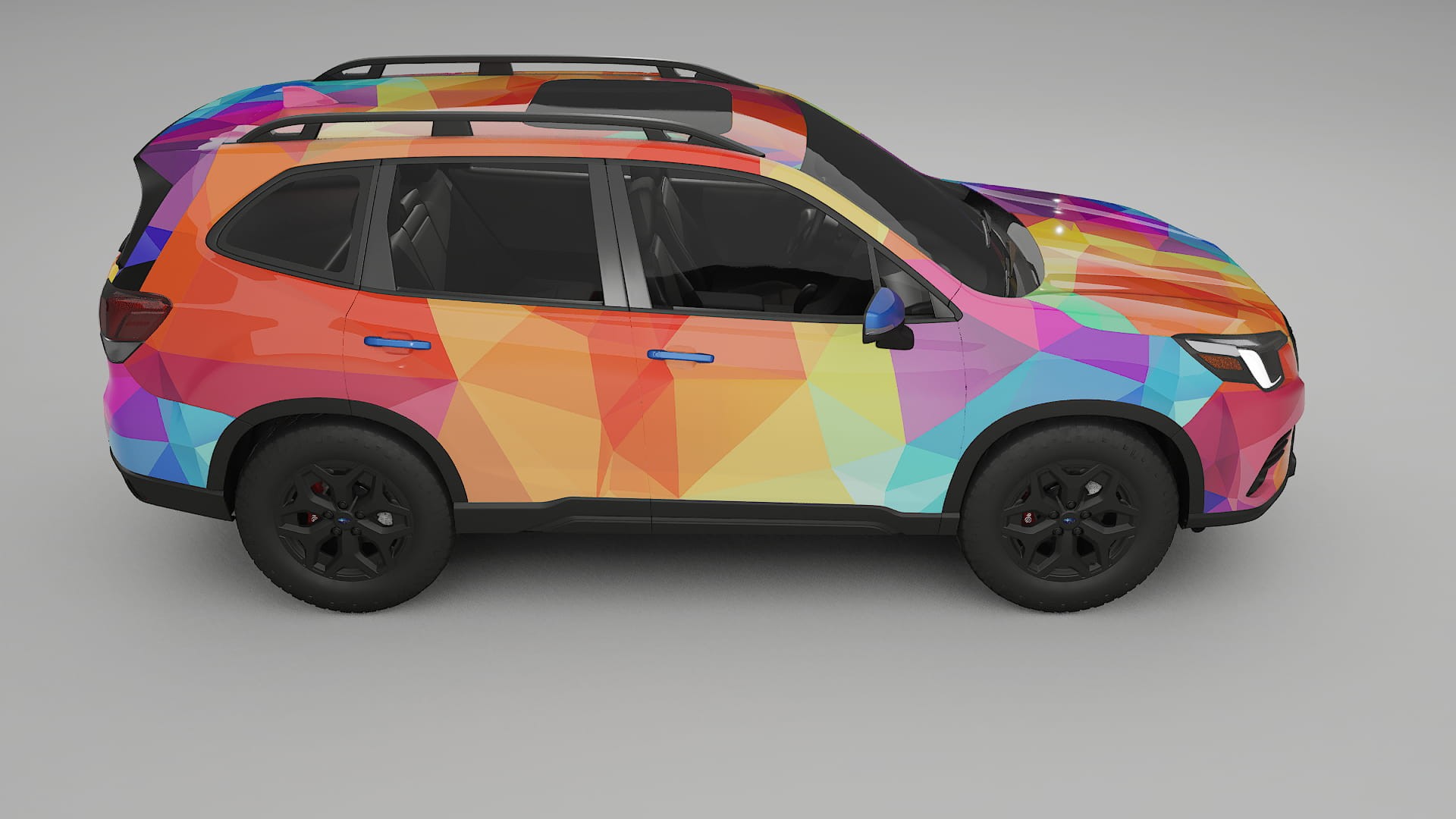 Subaru Forester V SK facelift LCI VECTOR VIBE – Designad Wrap PPF-sats i utskrivbar polyuretanfilm