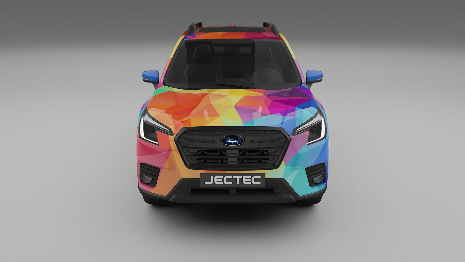 Subaru Forester V SK facelift LCI VECTOR VIBE – Designad Wrap PPF-sats i utskrivbar polyuretanfilm