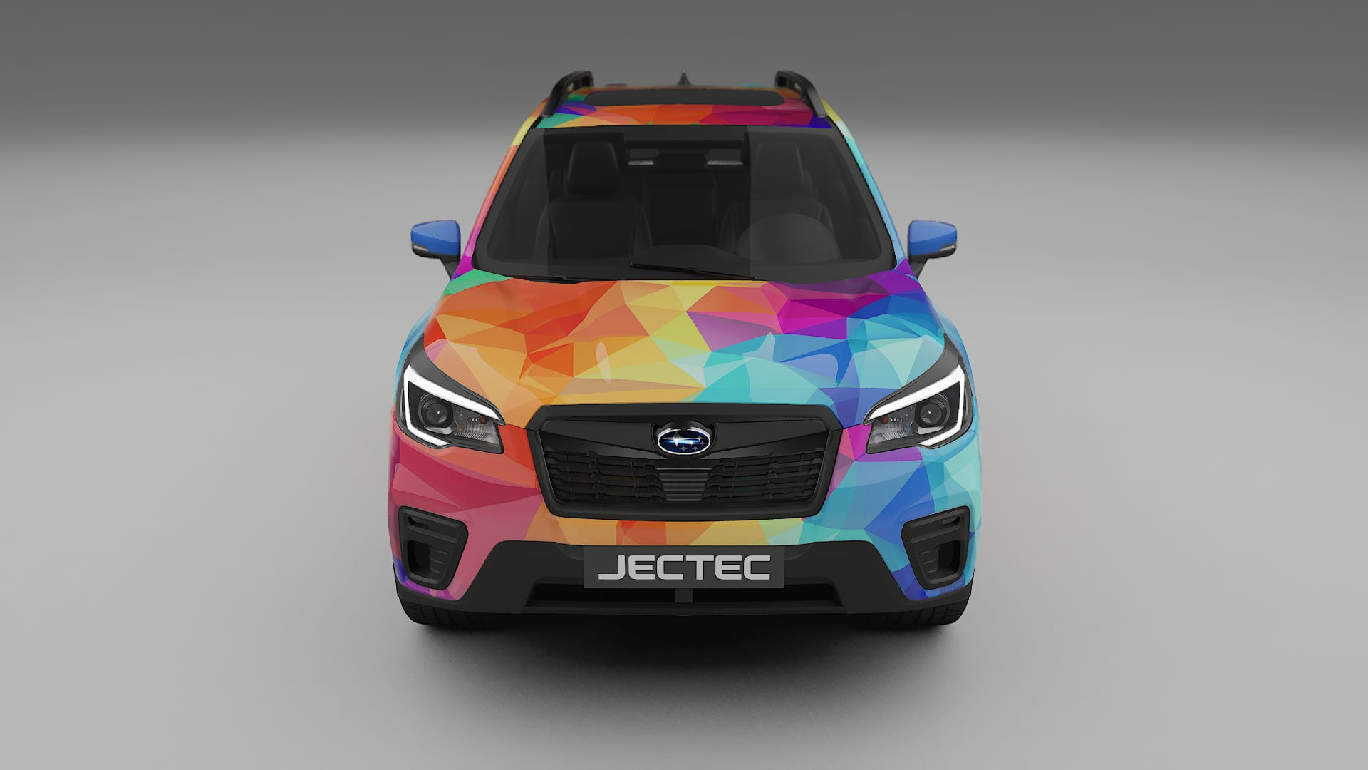 Subaru Forester V SK prefacelift pre-LCI VECTOR VIBE – Designad Wrap PPF-sats i utskrivbar polyuretanfilm