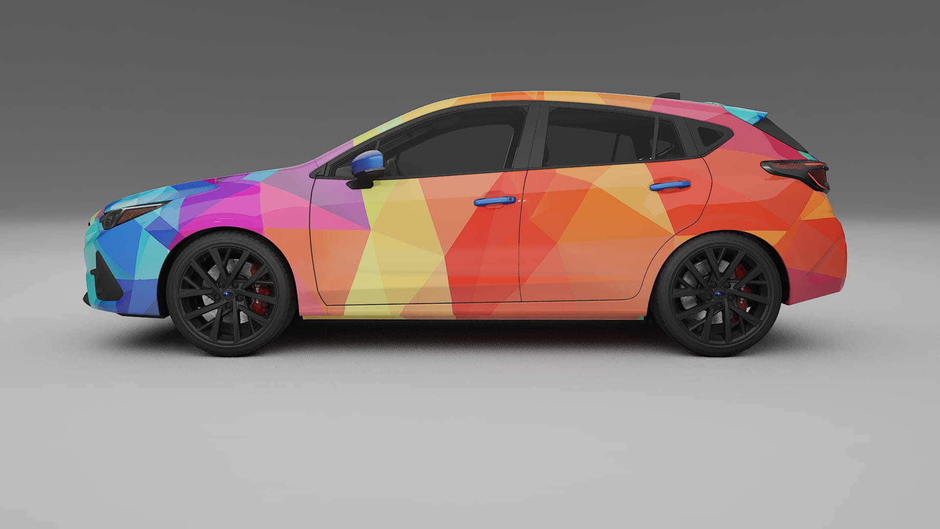 Subaru Impreza GU VECTOR VIBE – Designad Wrap PPF-sats i utskrivbar polyuretanfilm