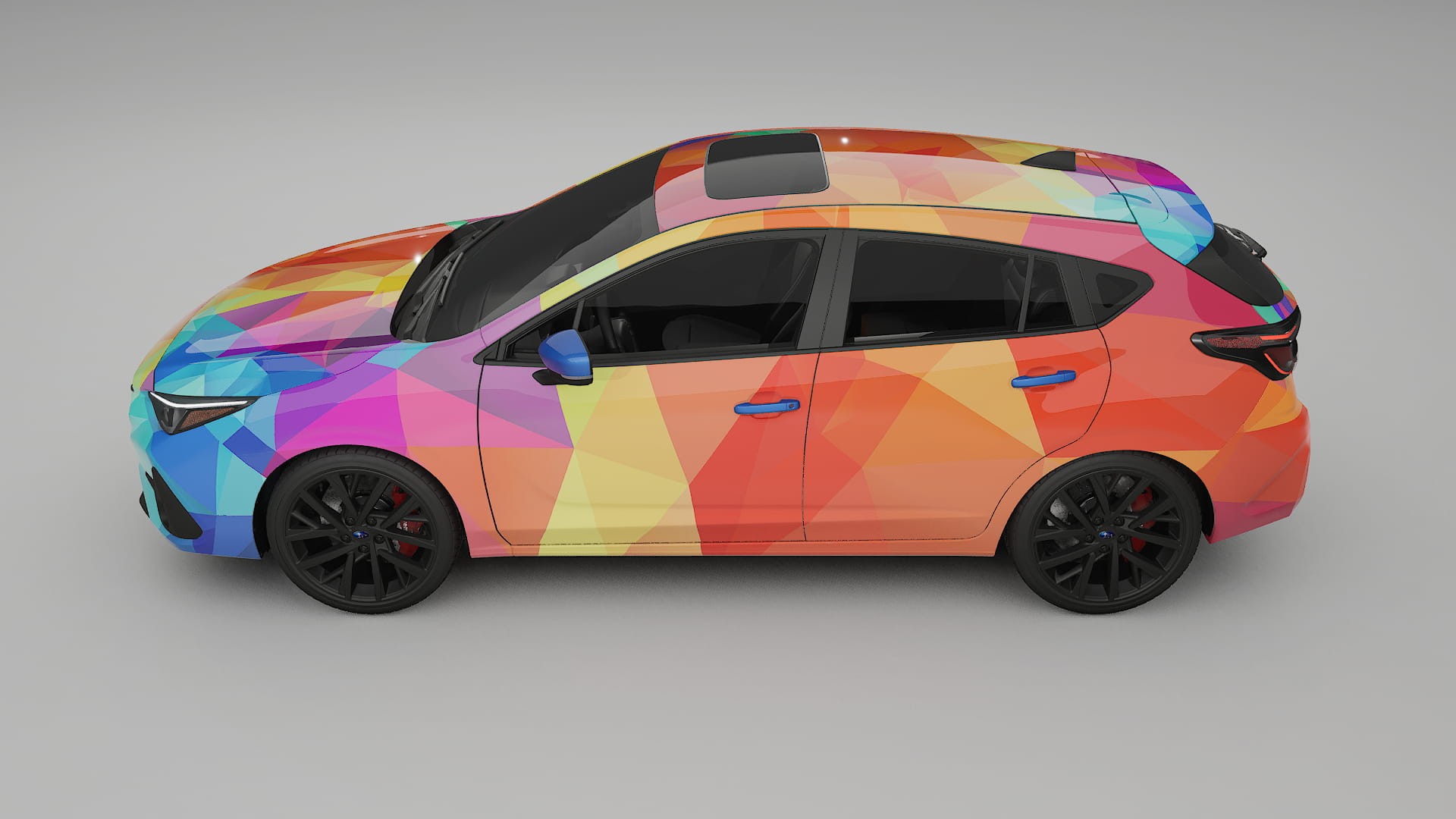 Subaru Impreza GU VECTOR VIBE – Designad Wrap PPF-sats i utskrivbar polyuretanfilm
