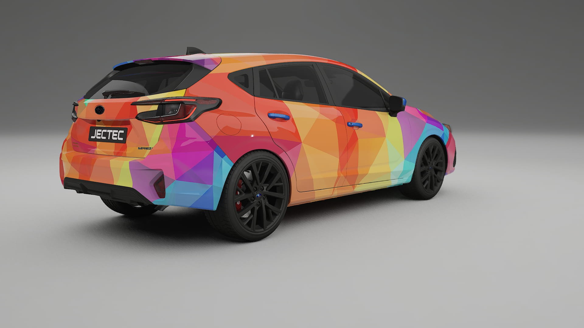 Subaru Impreza GU VECTOR VIBE – Designad Wrap PPF-sats i utskrivbar polyuretanfilm
