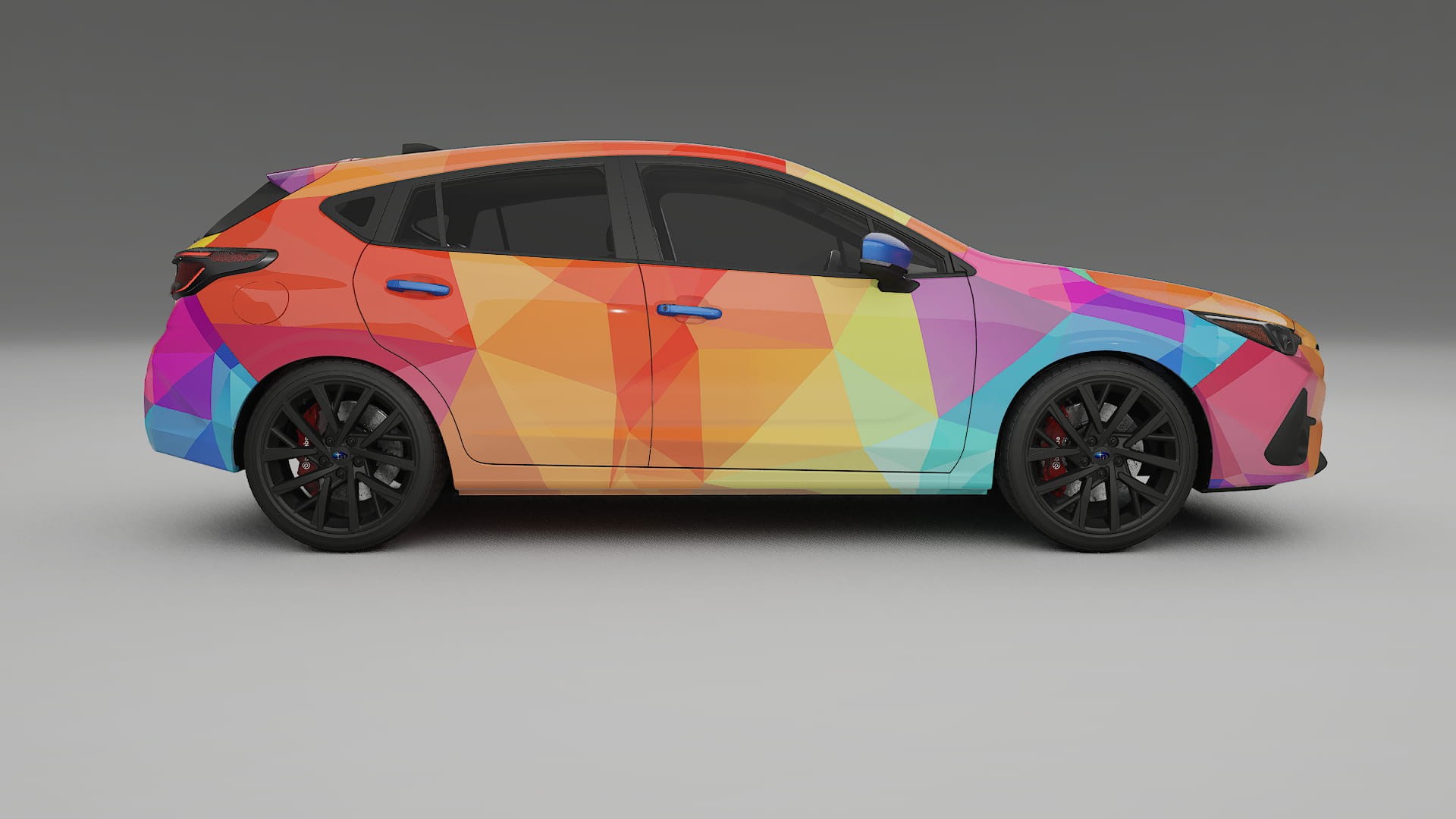 Subaru Impreza GU VECTOR VIBE – Designad Wrap PPF-sats i utskrivbar polyuretanfilm