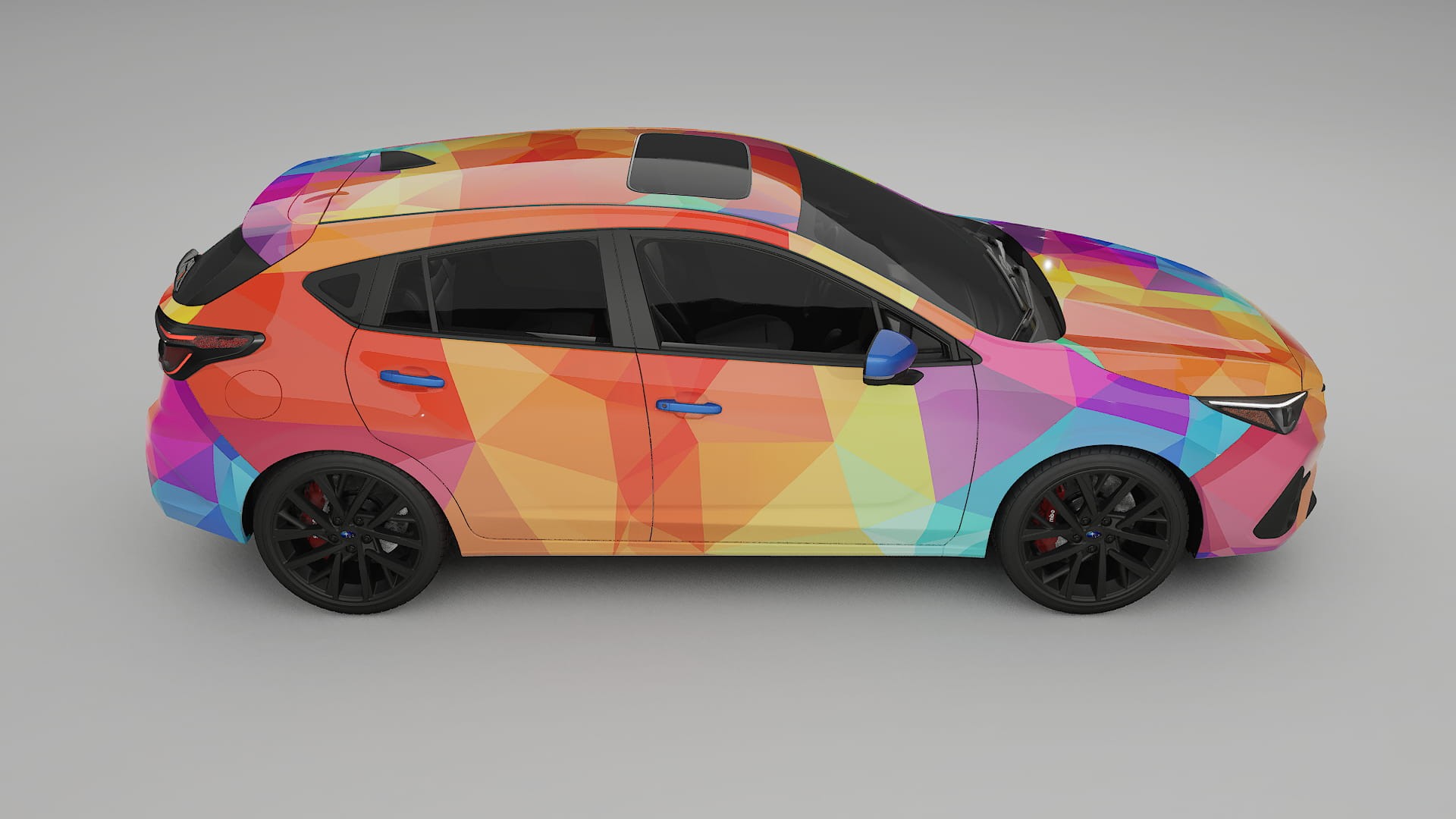Subaru Impreza GU VECTOR VIBE – Designad Wrap PPF-sats i utskrivbar polyuretanfilm