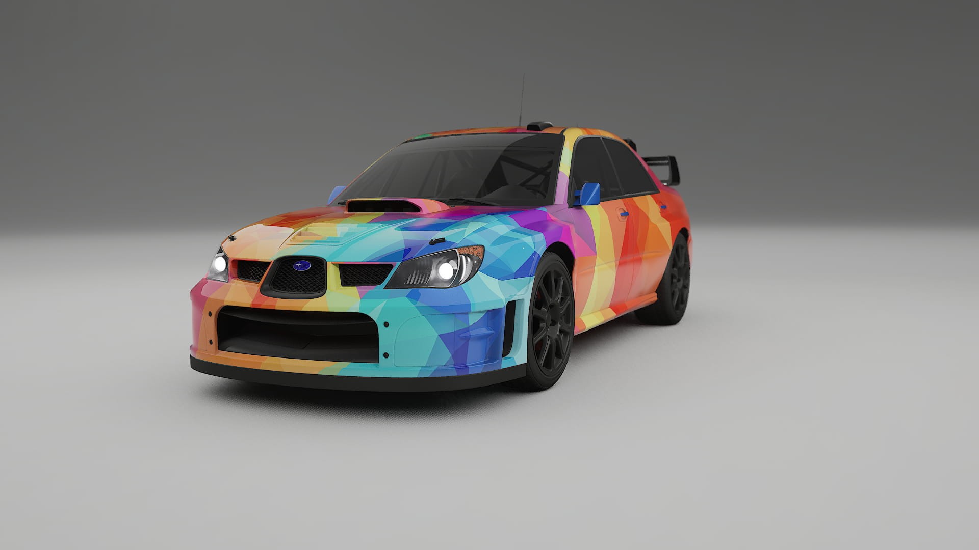 Subaru Impreza WRC GD VECTOR VIBE – Designad Wrap PPF-sats i utskrivbar polyuretanfilm