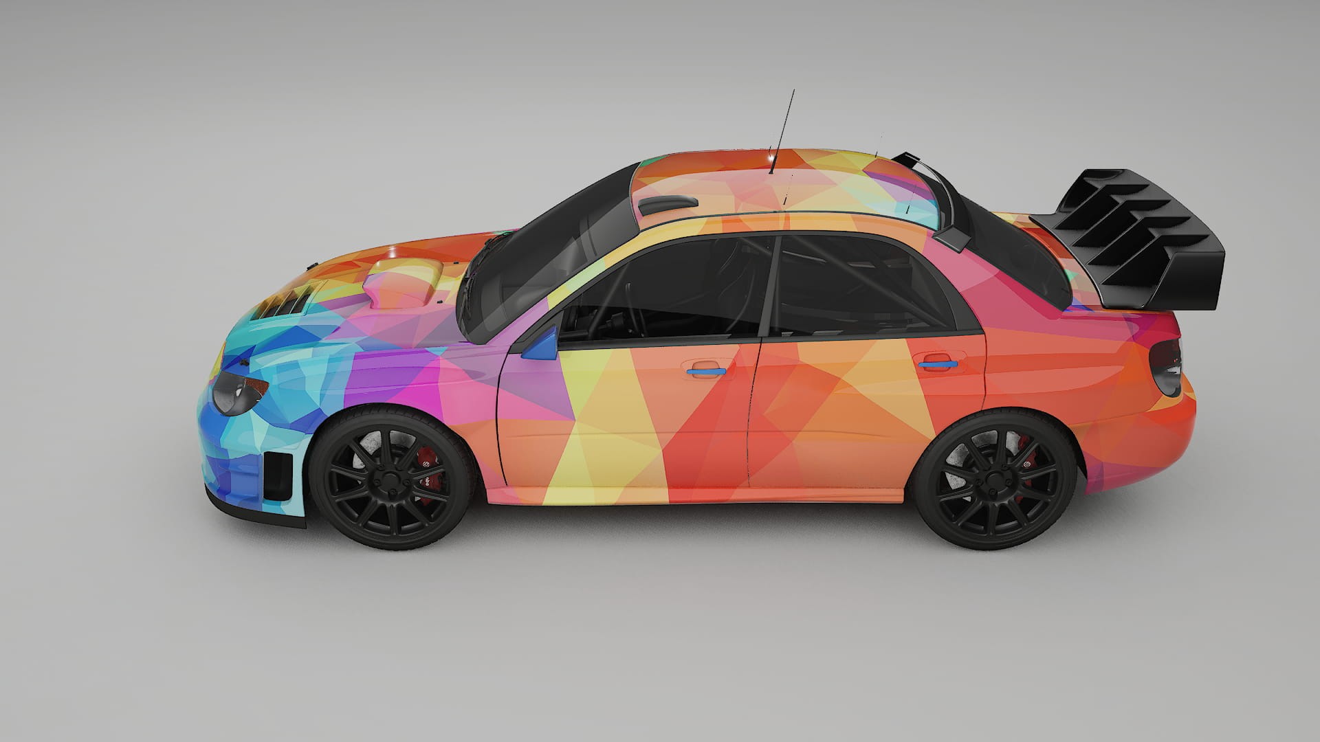 Subaru Impreza WRC GD VECTOR VIBE – Designad Wrap PPF-sats i utskrivbar polyuretanfilm