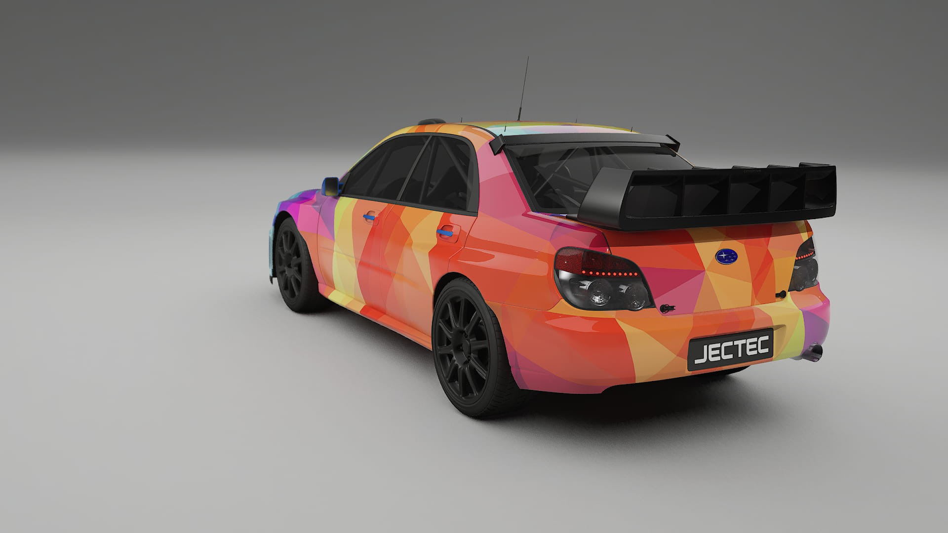Subaru Impreza WRC GD VECTOR VIBE – Designad Wrap PPF-sats i utskrivbar polyuretanfilm