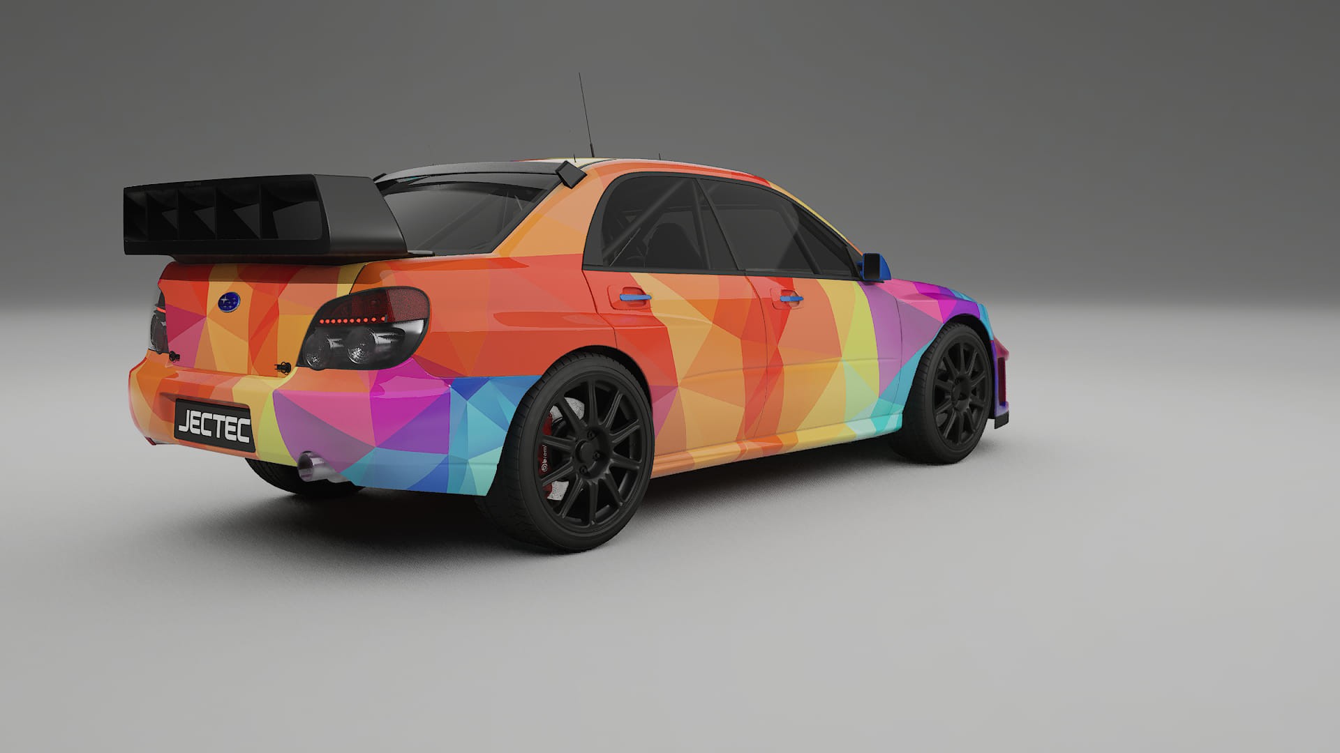 Subaru Impreza WRC GD VECTOR VIBE – Designad Wrap PPF-sats i utskrivbar polyuretanfilm