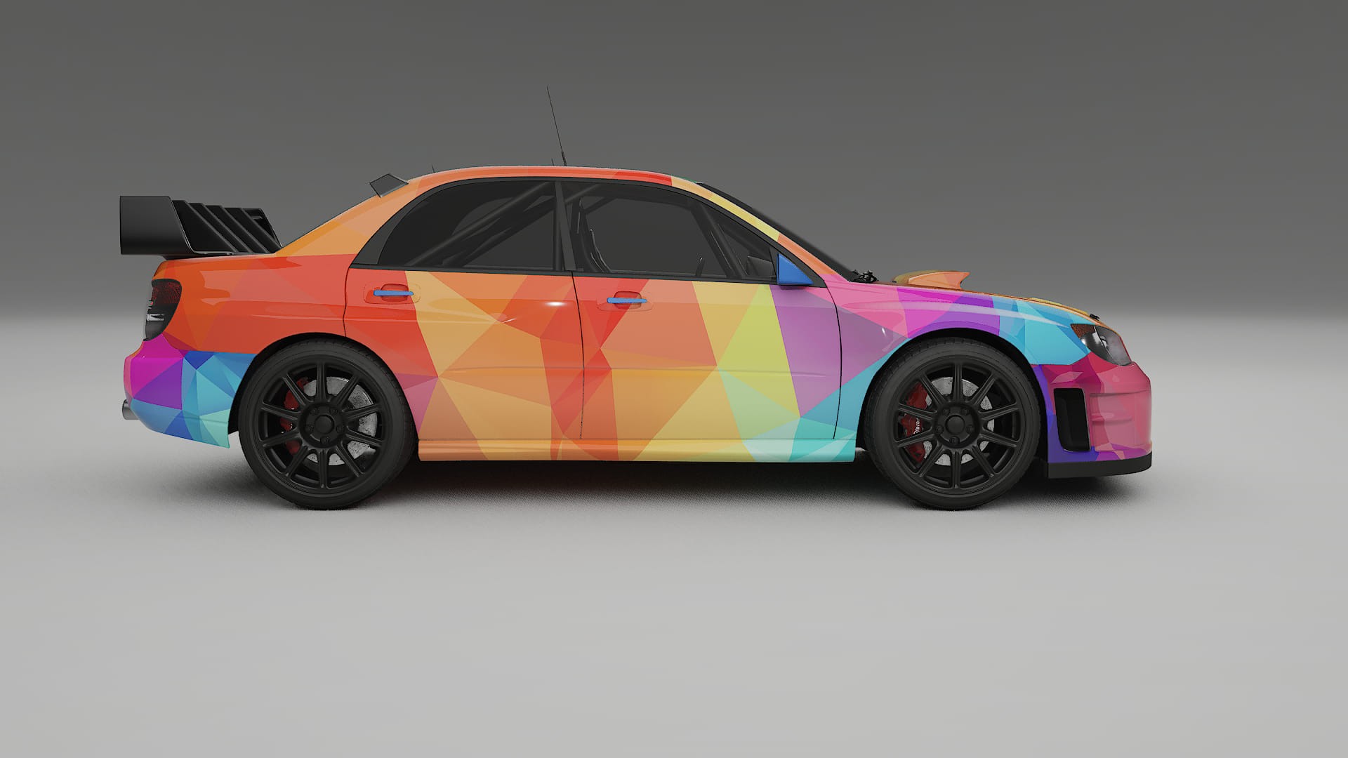 Subaru Impreza WRC GD VECTOR VIBE – Designad Wrap PPF-sats i utskrivbar polyuretanfilm