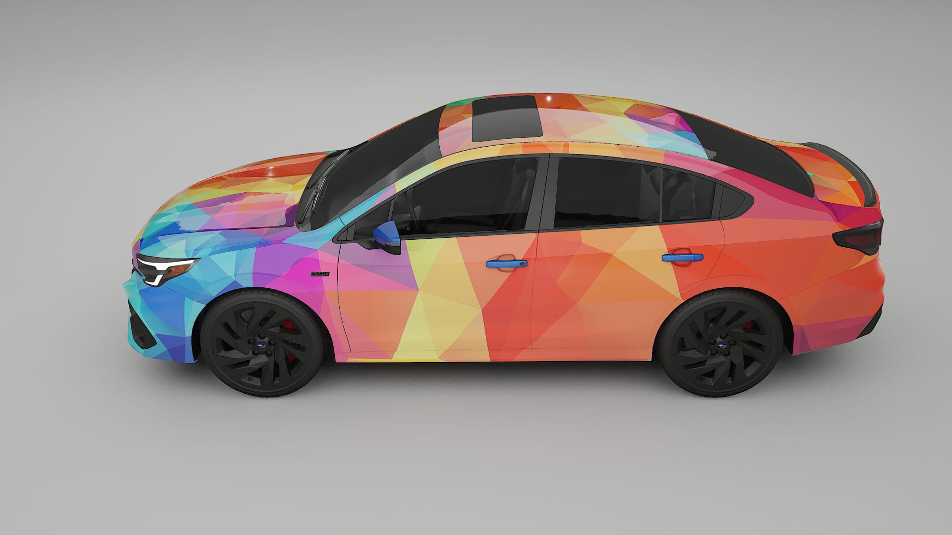 Subaru Legacy BW VECTOR VIBE – Designad Wrap PPF-sats i utskrivbar polyuretanfilm