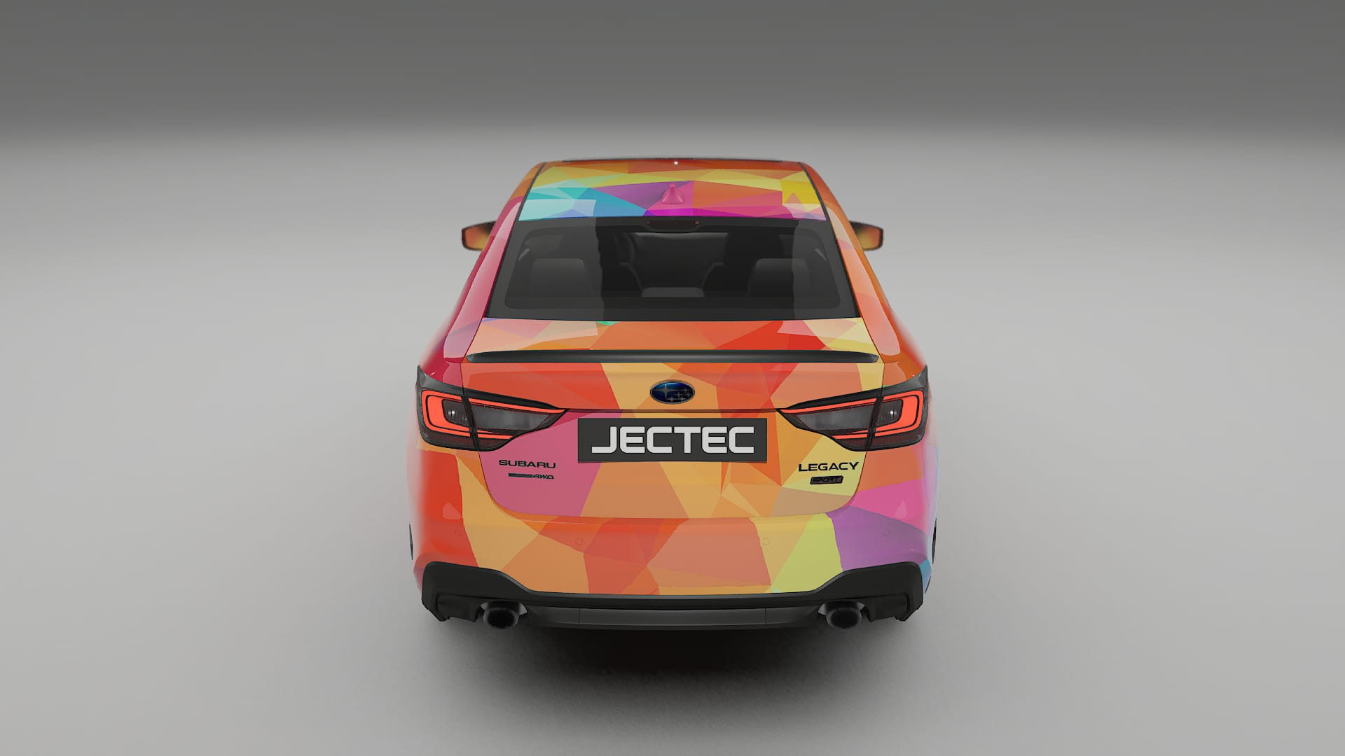 Subaru Legacy BW VECTOR VIBE – Designad Wrap PPF-sats i utskrivbar polyuretanfilm