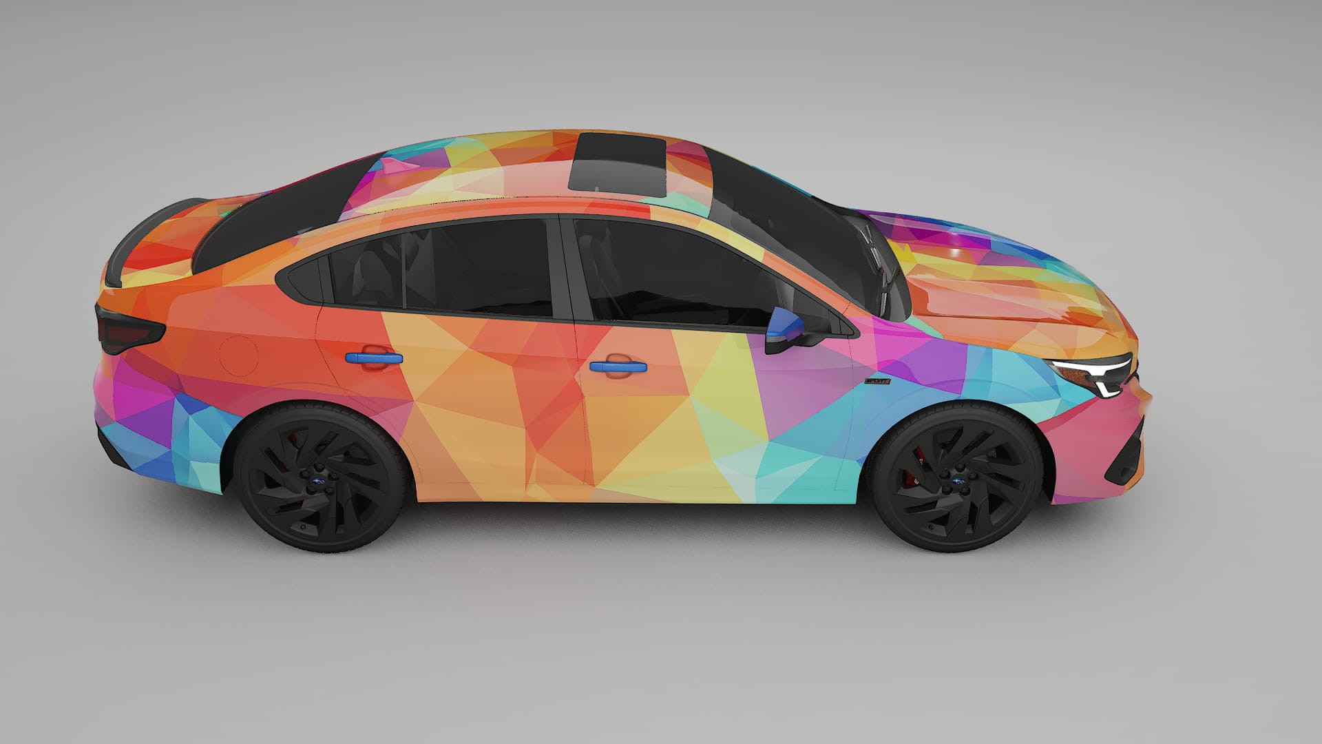 Subaru Legacy BW VECTOR VIBE – Designad Wrap PPF-sats i utskrivbar polyuretanfilm