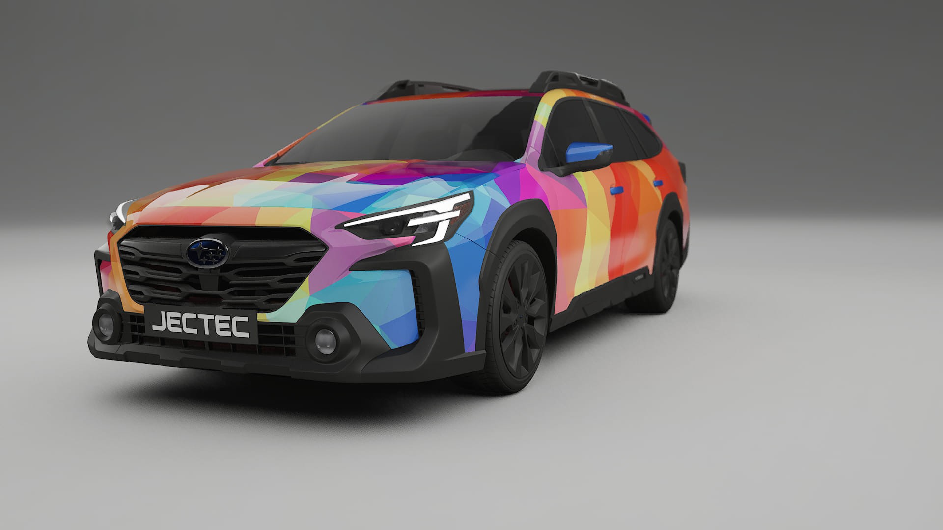 Subaru Outback VI BS facelift LCI VECTOR VIBE – Designad Wrap PPF-sats i utskrivbar polyuretanfilm